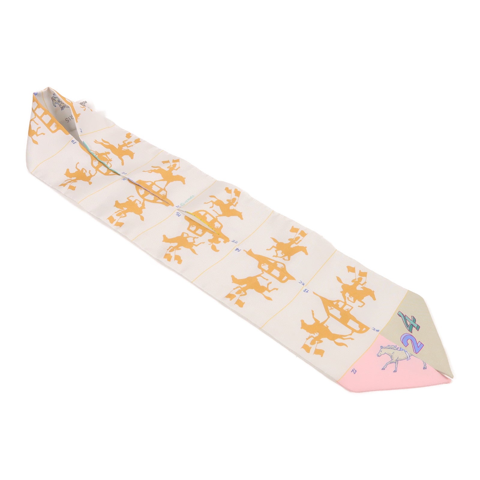 HERMES 絲質Twilly絲巾