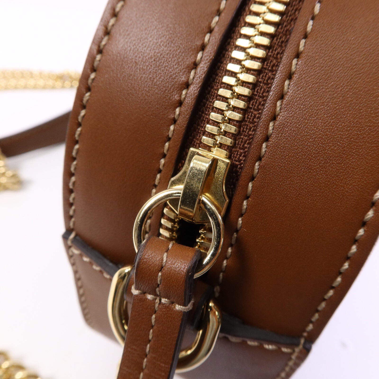 GUCCI 塗層帆布Shoulder Bag金扣肩背袋
