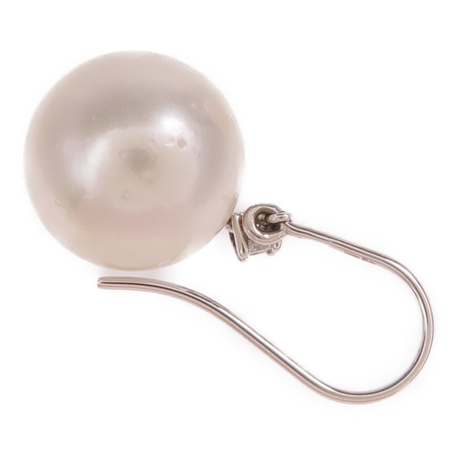 JEWELRY 18K白金Pearl Diamond Earrings珍珠/鑽石耳環