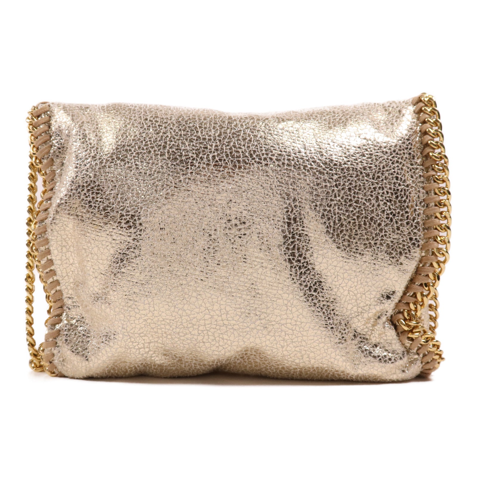 Stella McCartney 聚酯纖維Chain Shoulder金扣鏈帶肩背袋