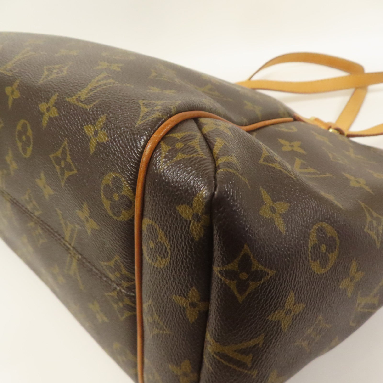 LOUIS VUITTON LV GHW Totally MM Shoulder Tote Bag M56689 Monogram Brown