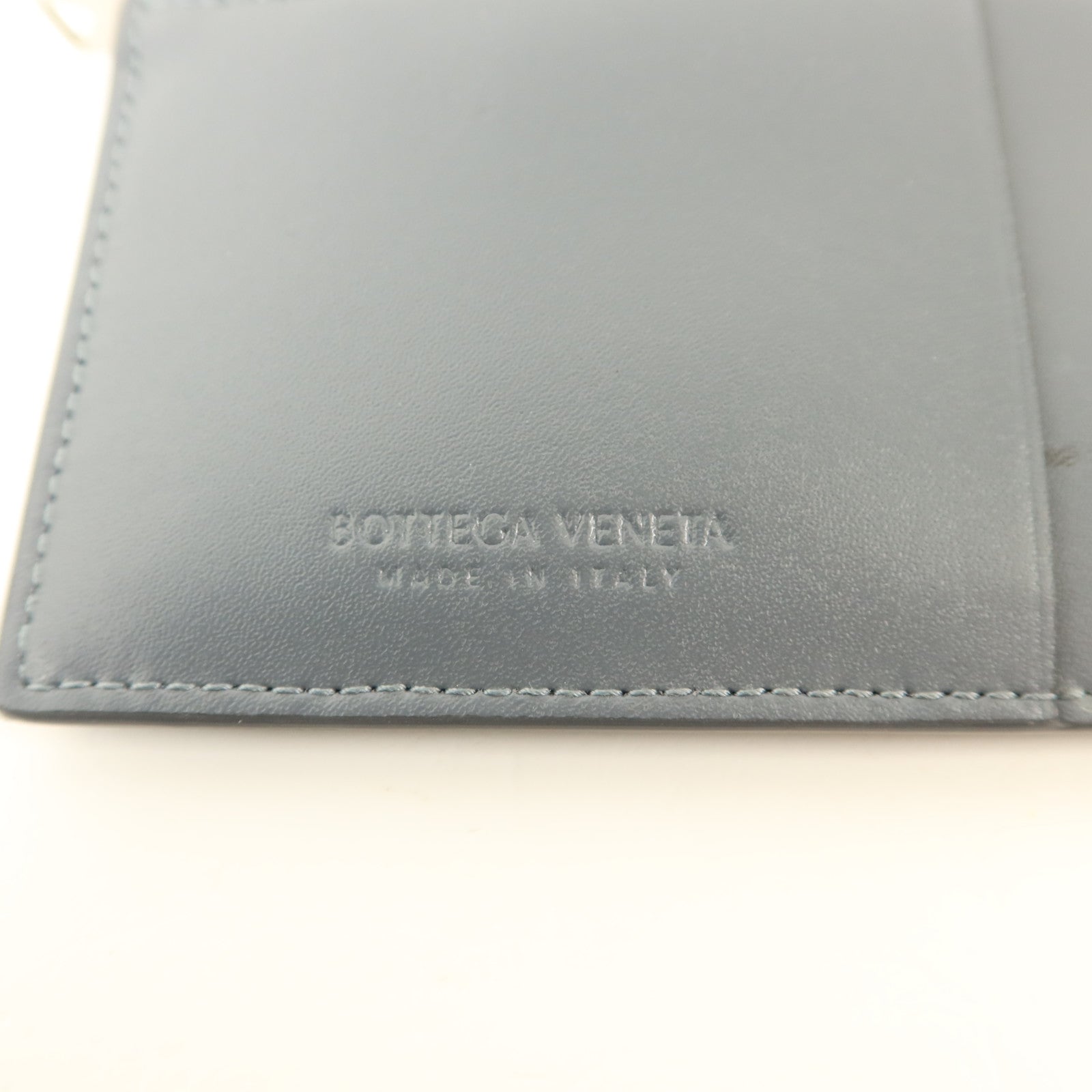 BOTTEGA VENETA 牛皮皮革Zippered Card Case銀扣卡片套