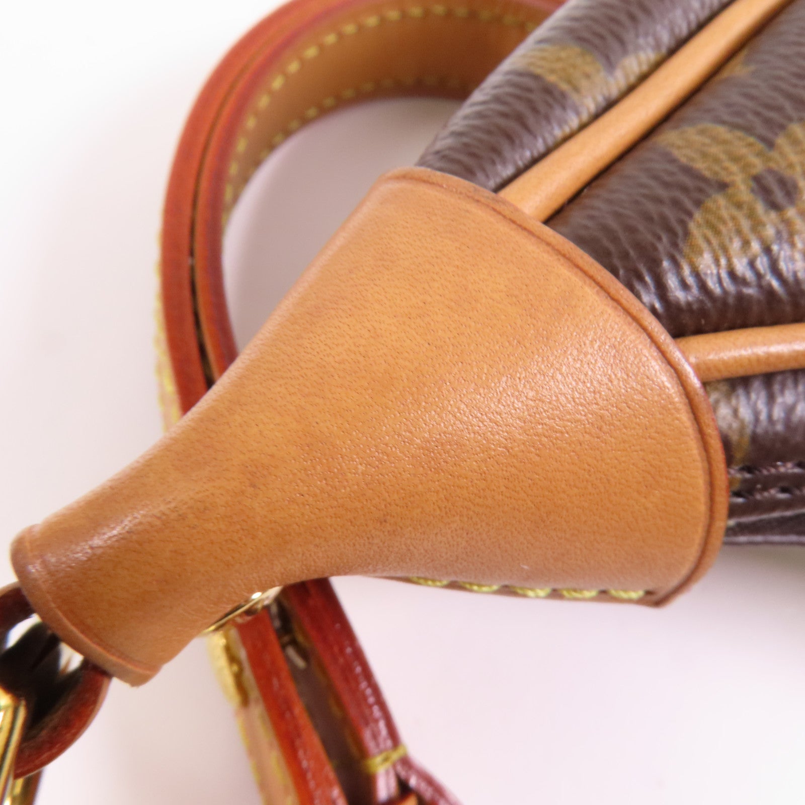 LOUIS VUITTON LV GHW Loop 2 Way Shoulder Bag M81098 Monogram Brown