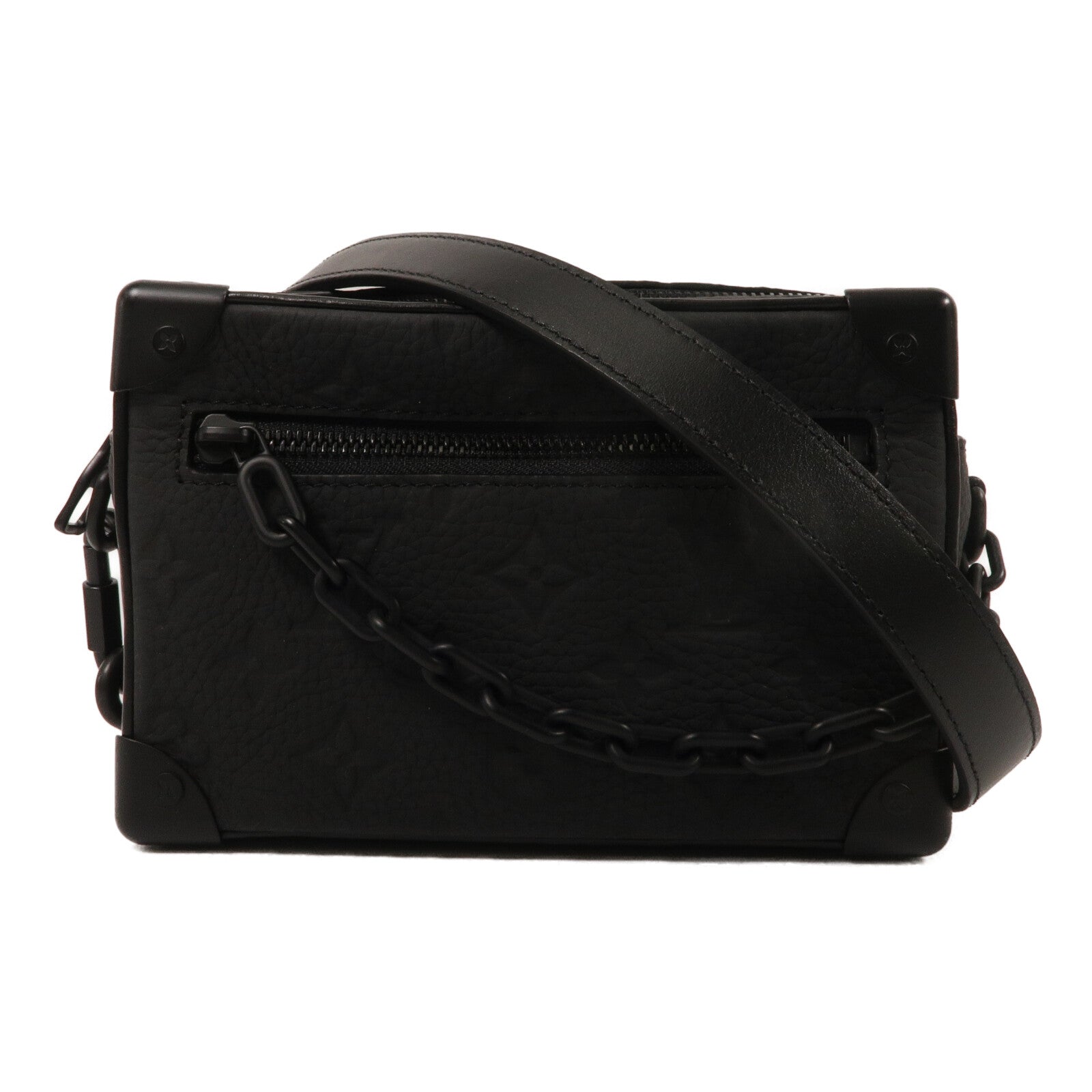 LOUIS VUITTON Monogram Taurillon Mini Soft Trunk肩背袋