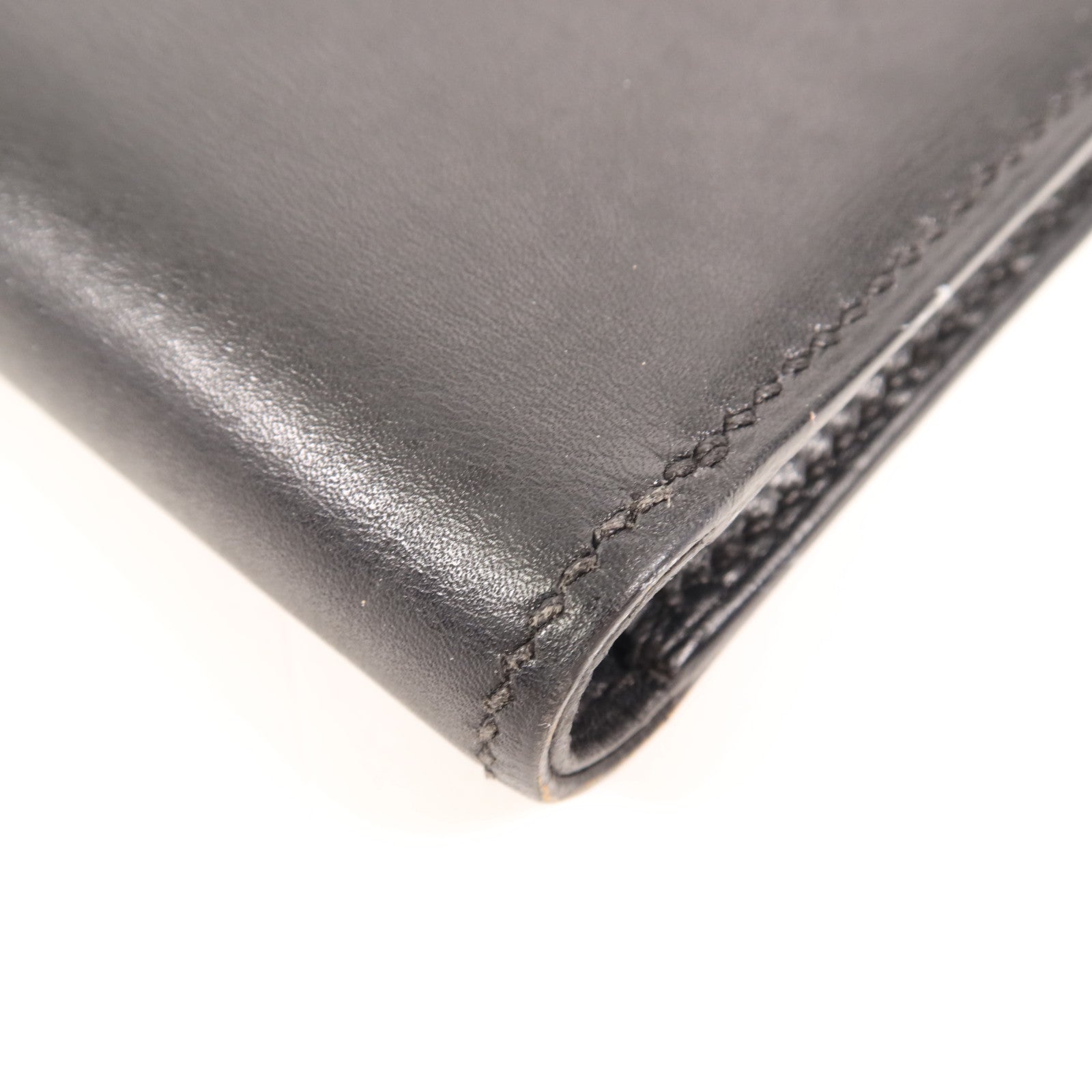 HERMES 牛皮皮革Wallet錢包89 Noir