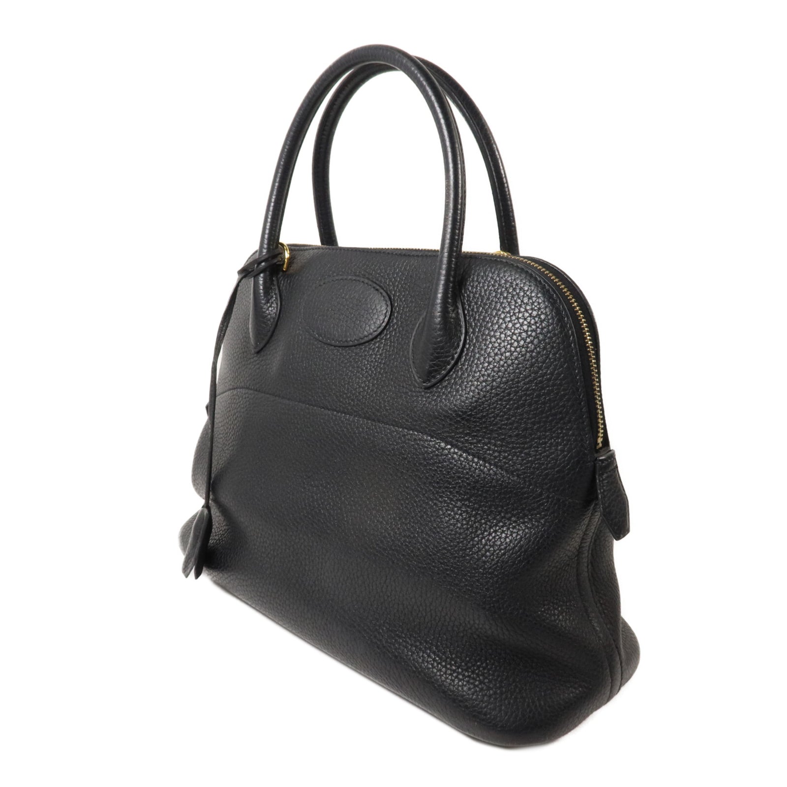 HERMES Clemence皮革Bolide 31手挽肩背兩用袋Noir
