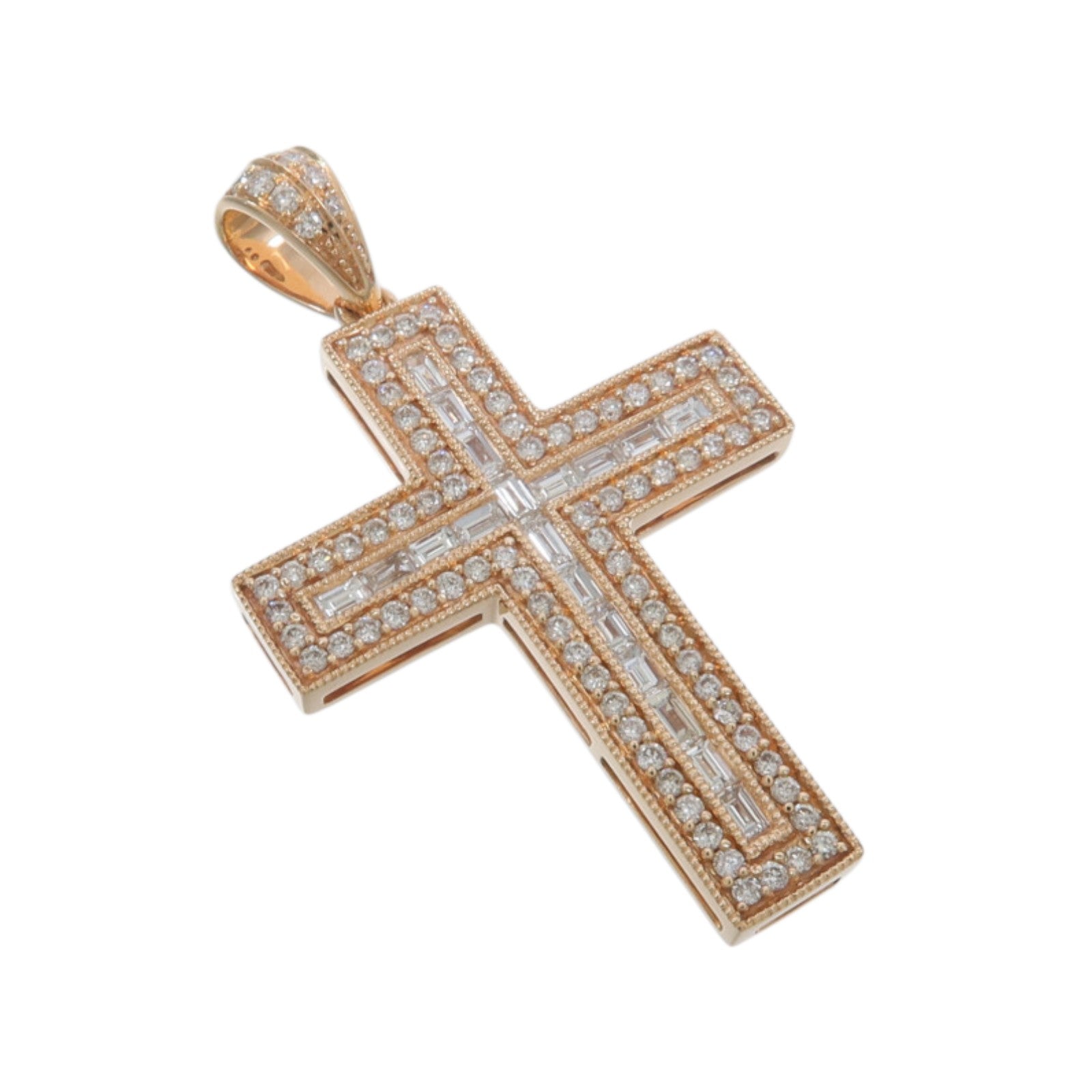 JEWELRY 18K玫瑰金Diamond Pendant鑽石吊墜