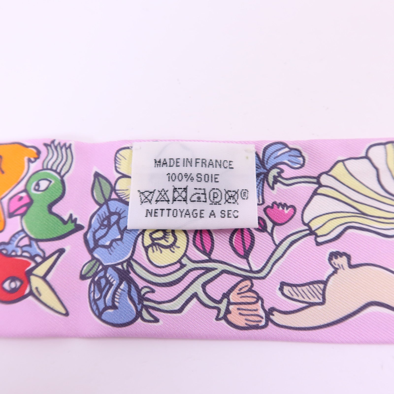 HERMES 絲質Twilly絲巾