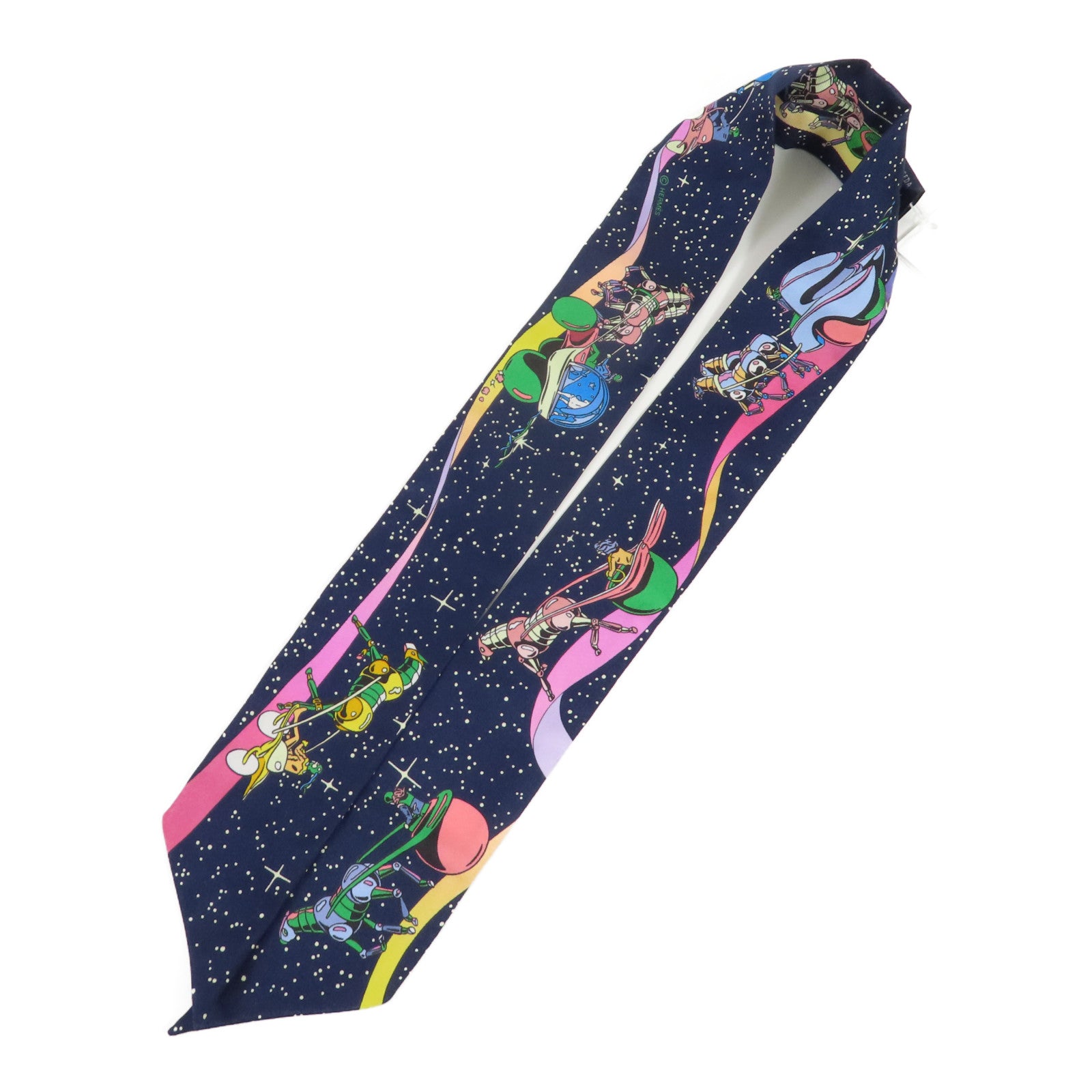 HERMES 絲質Twilly絲巾