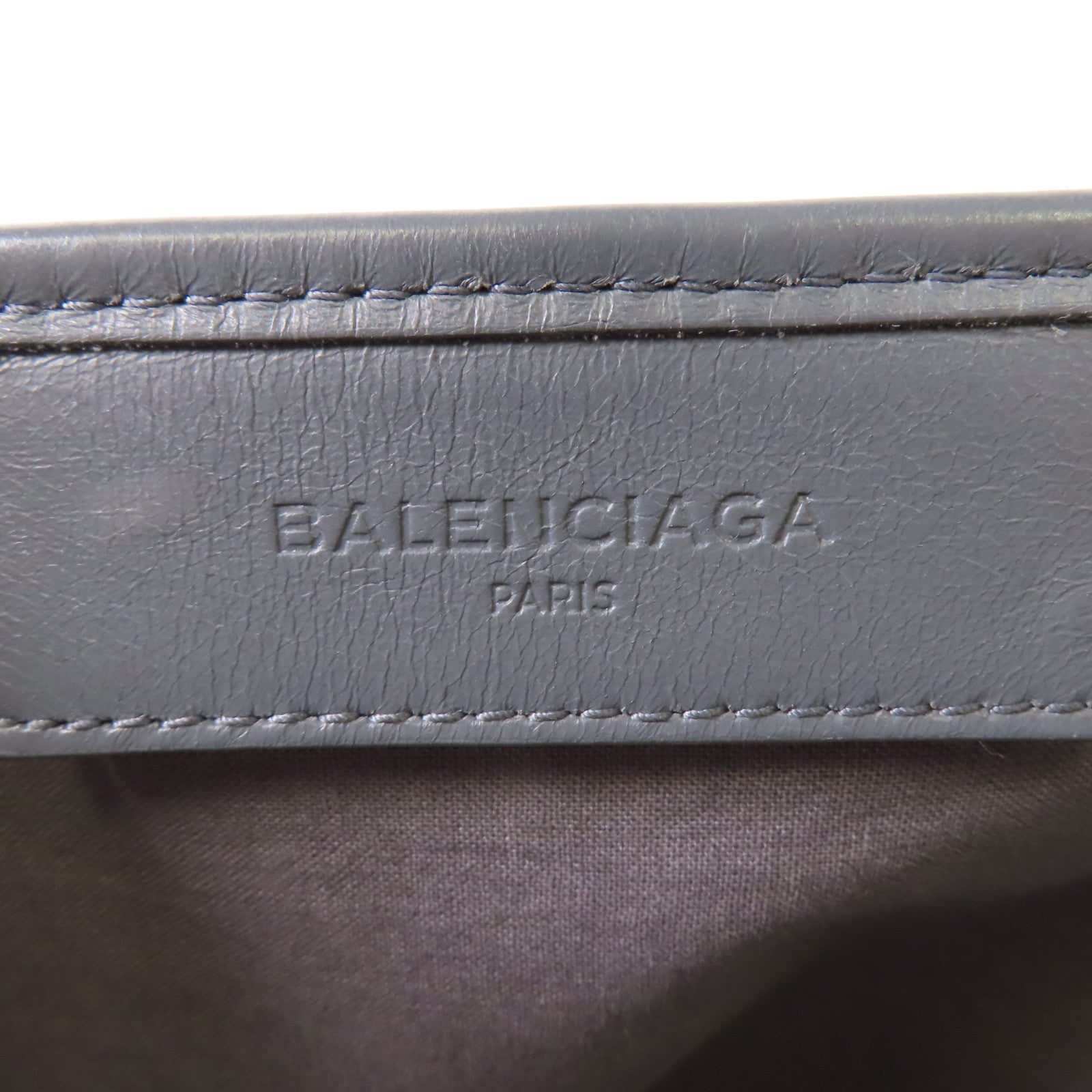 BALENCIAGA 帆布Cabas Bag銀扣手挽袋