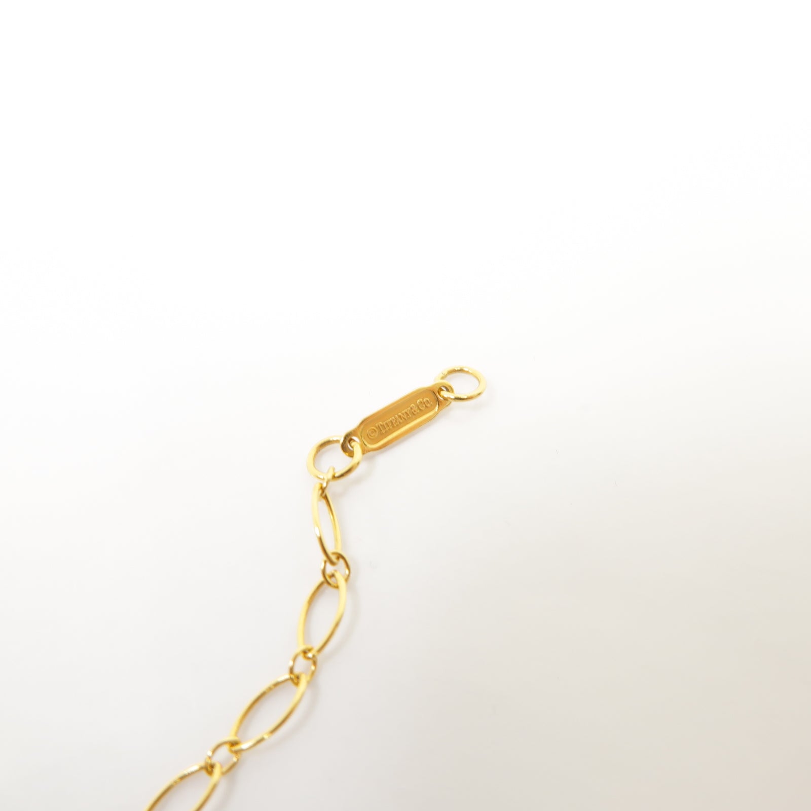 TIFFANY＆CO 18K玫瑰金Atlas Key Necklace項鍊