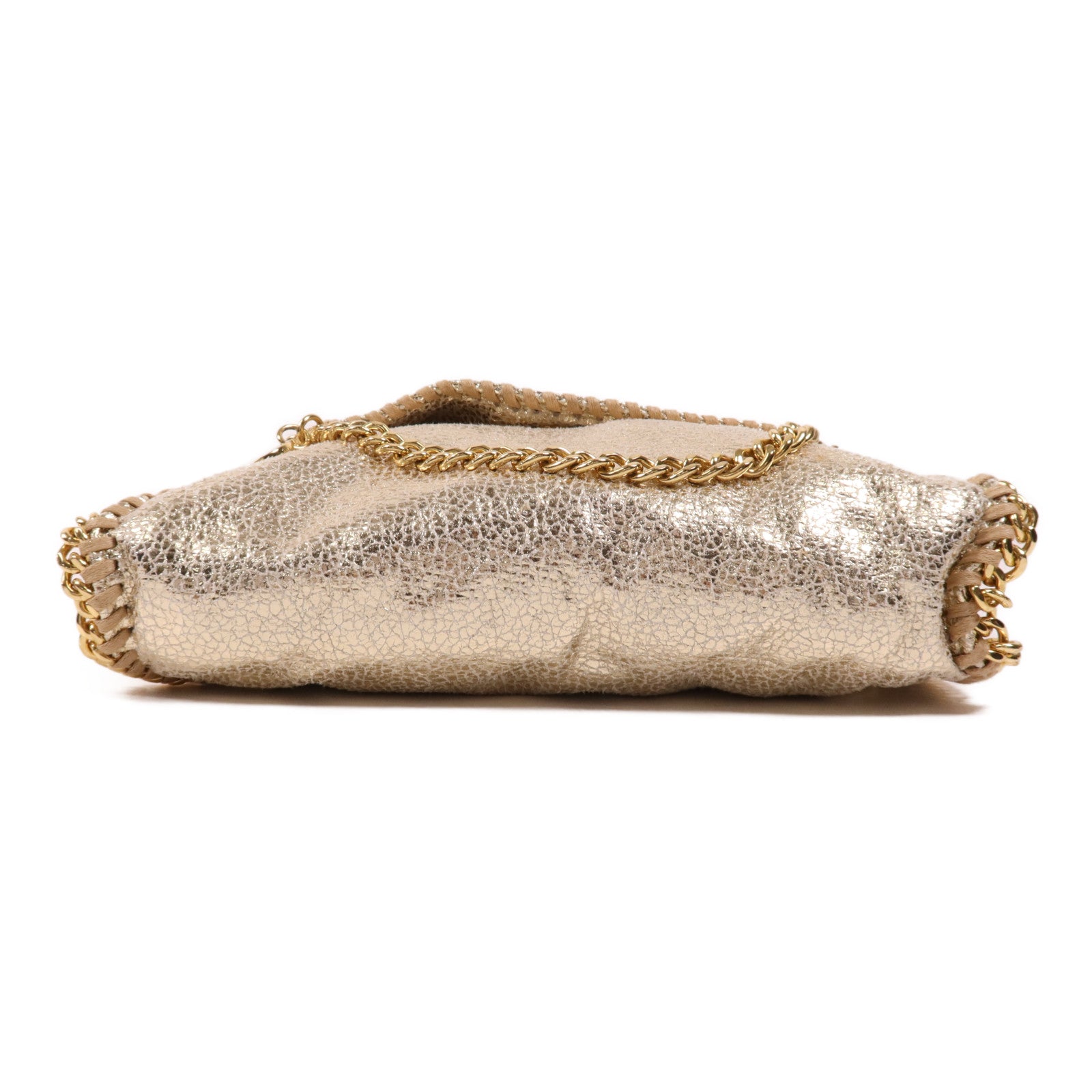 Stella McCartney 聚酯纖維Chain Shoulder金扣鏈帶肩背袋