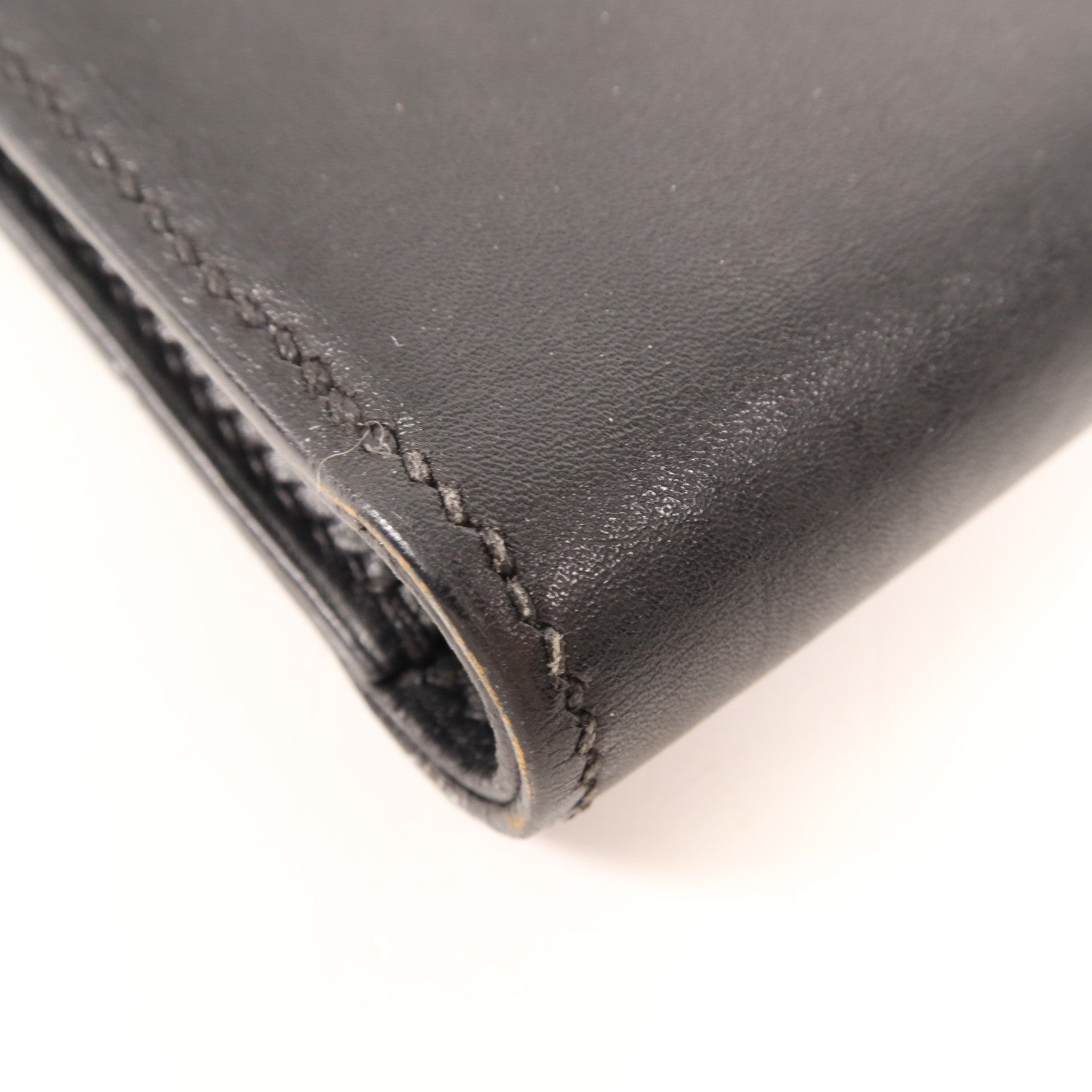 HERMES 牛皮皮革Wallet錢包89 Noir