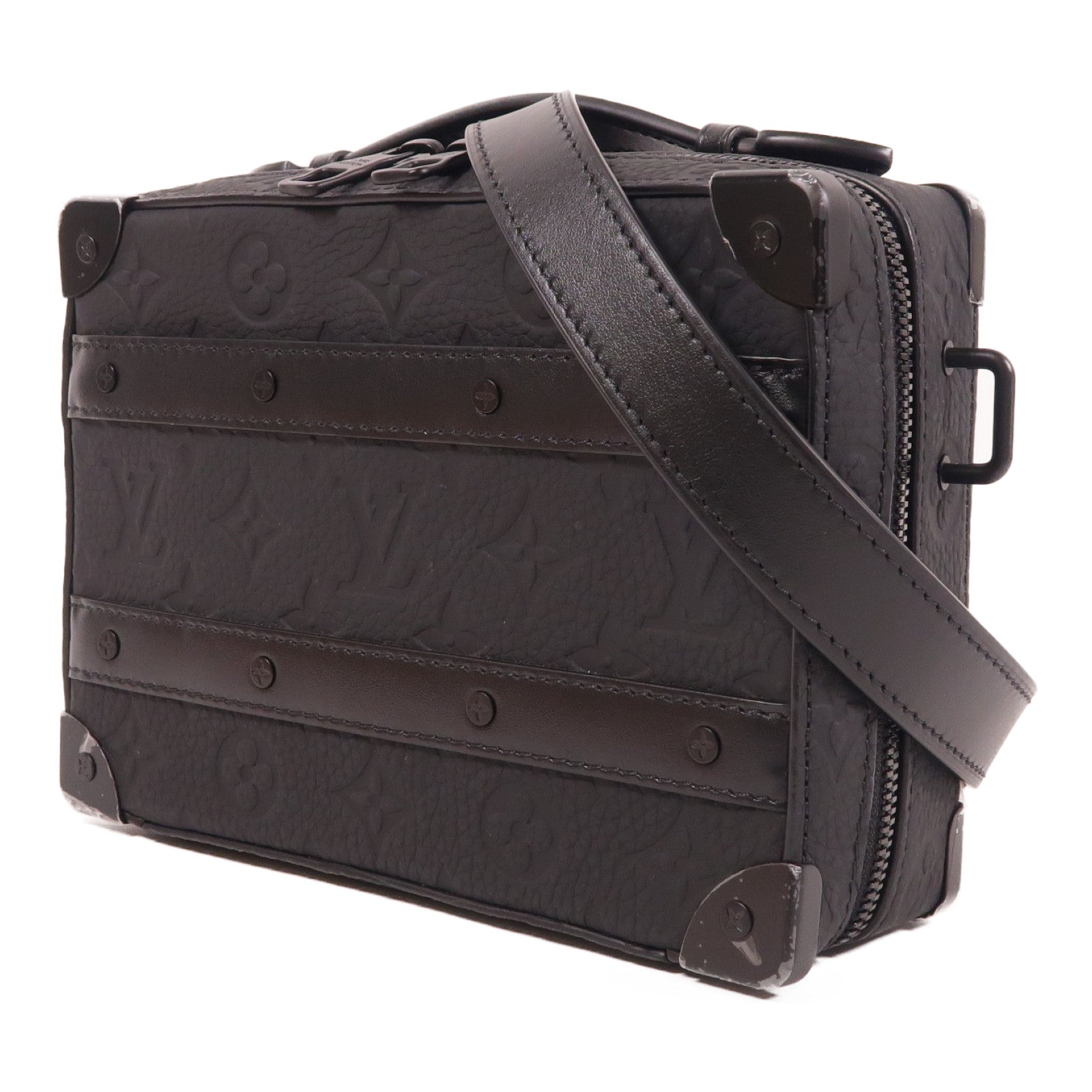 LOUIS VUITTON Monogram Taurillon Handle Soft Trunk手挽肩背兩用袋