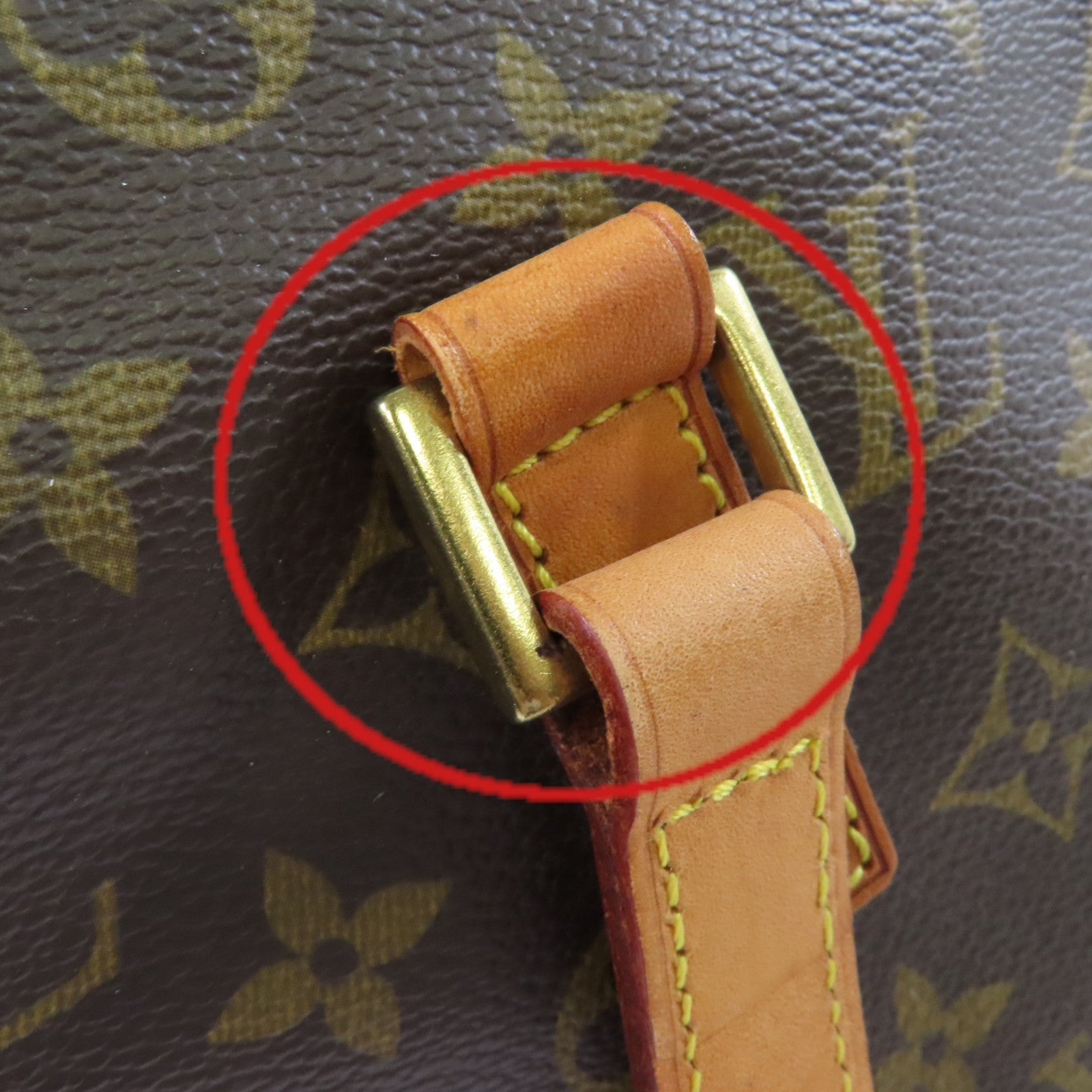 LOUIS VUITTON Monogram Cabas Piano Tote Bag金扣肩背袋啡色