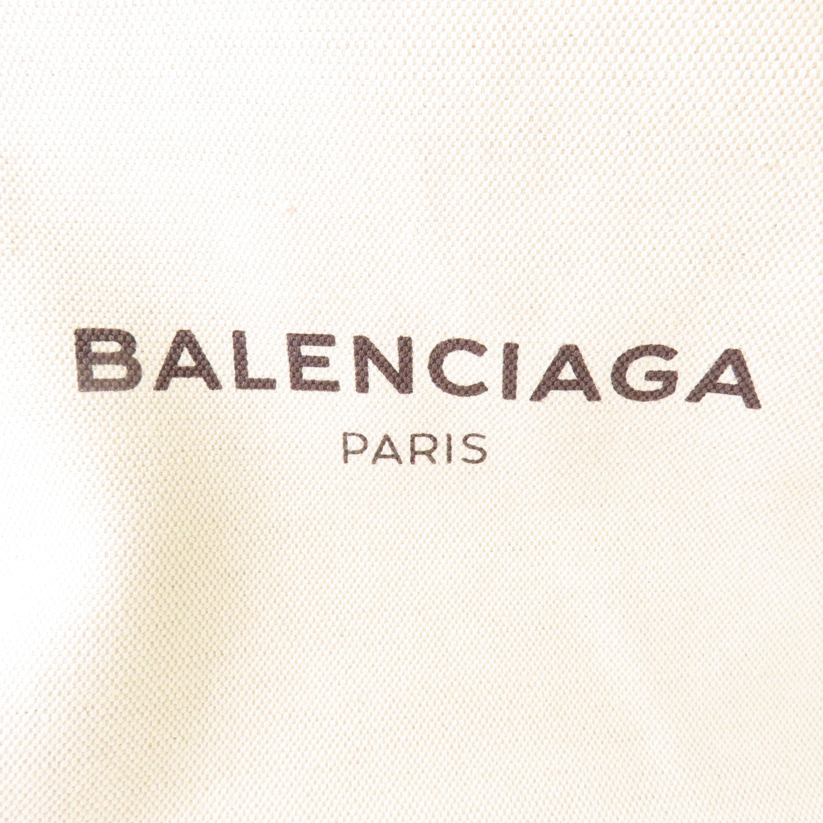 BALENCIAGA 帆布Cabas Bag銀扣手挽袋