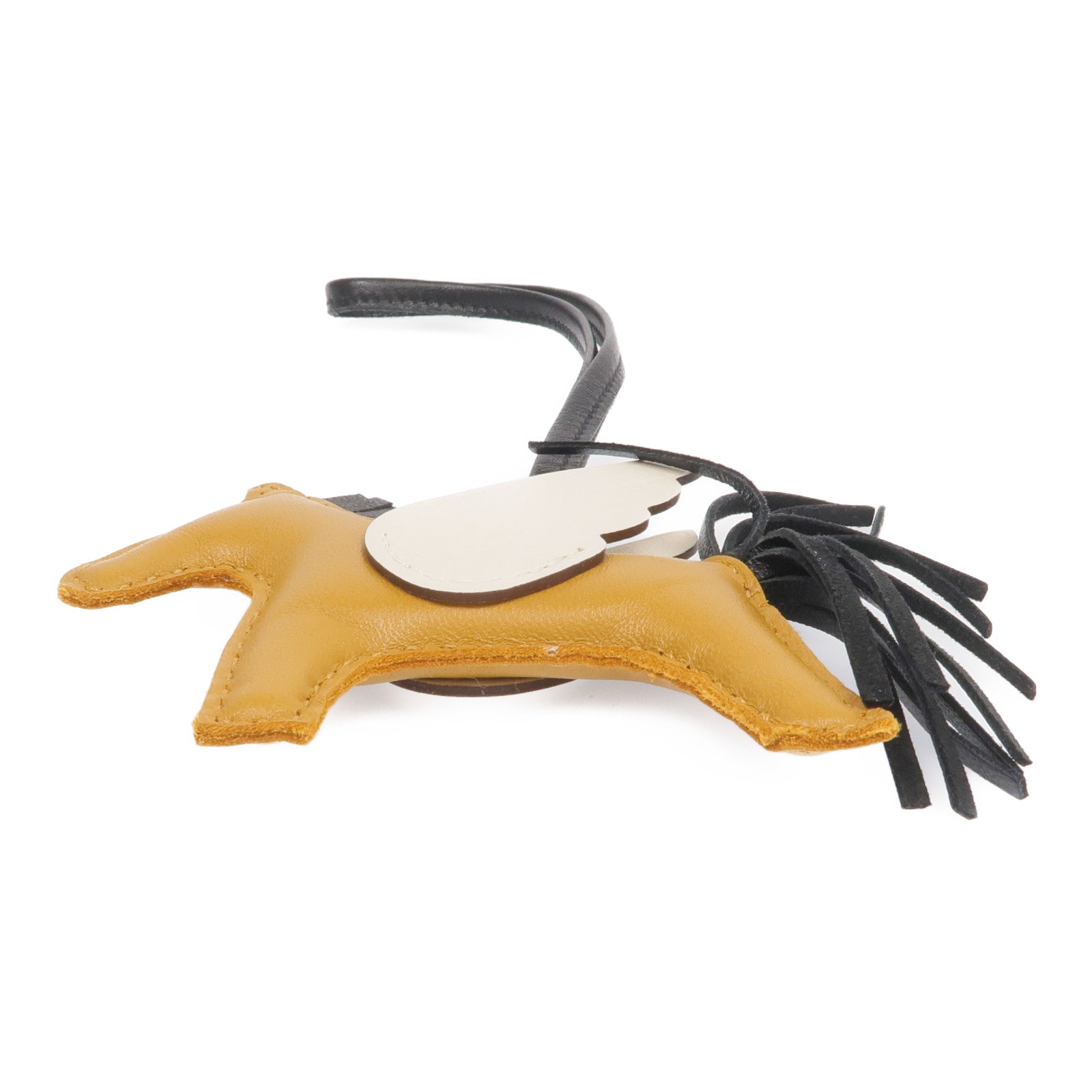 HERMES Milo/Swift皮革Rodeo Pegase PM掛飾