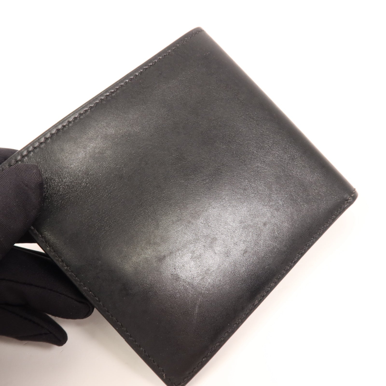 HERMES 牛皮皮革Wallet錢包89 Noir
