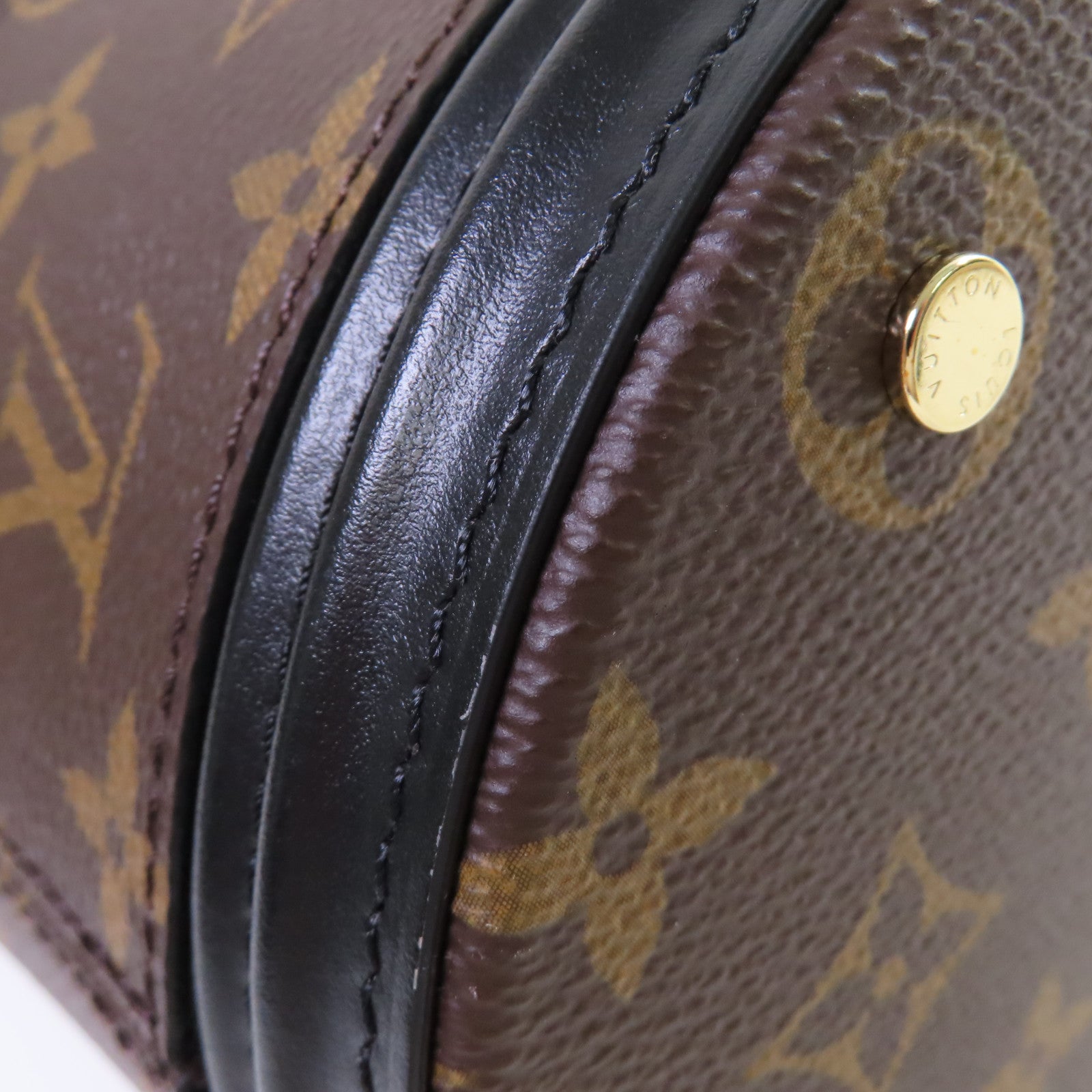 LOUIS VUITTON Monogram Canoe 2Way Shoulder Bag金扣手挽肩背兩用袋啡色