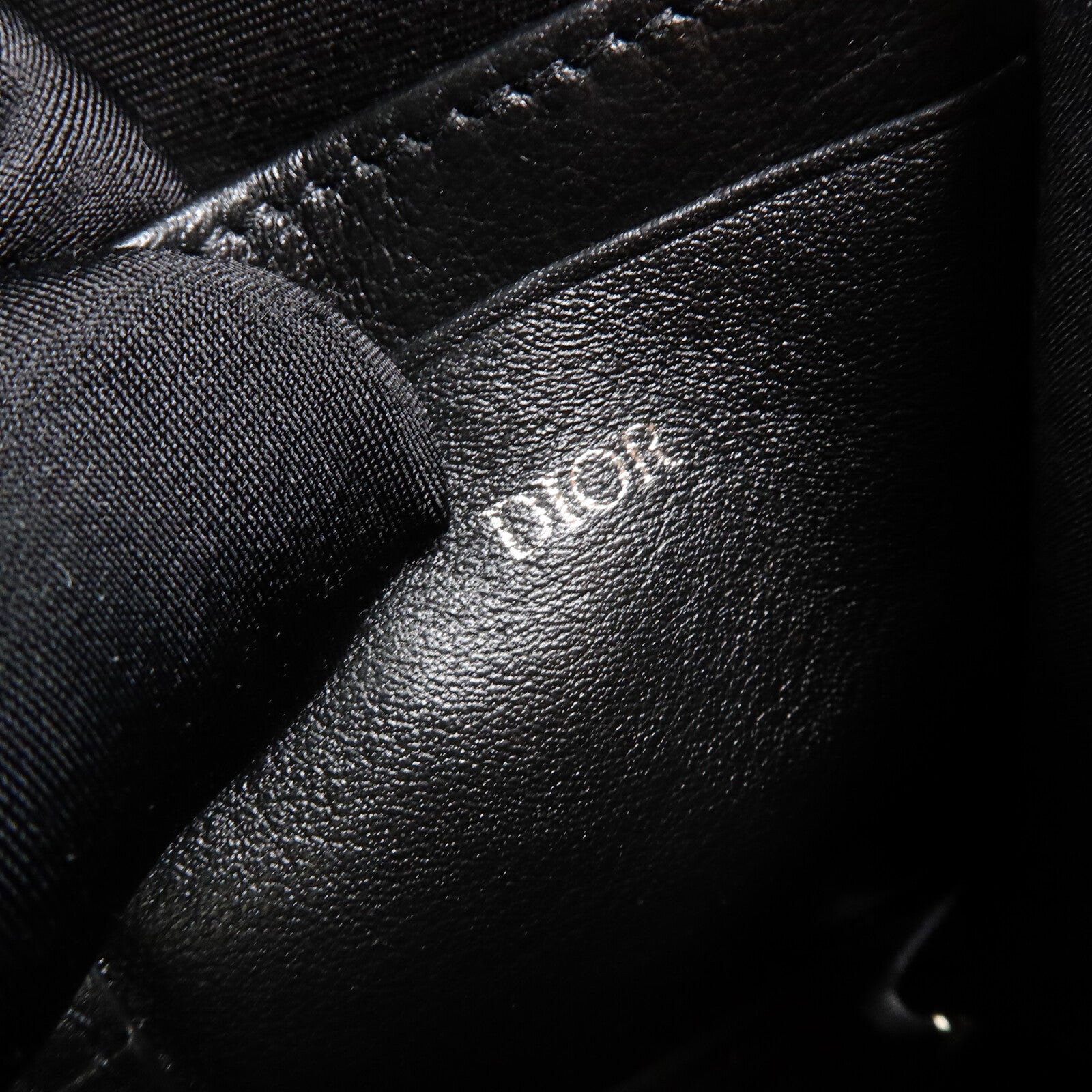 Dior 帆布Oblique Camera Bag銀扣肩背袋藍色