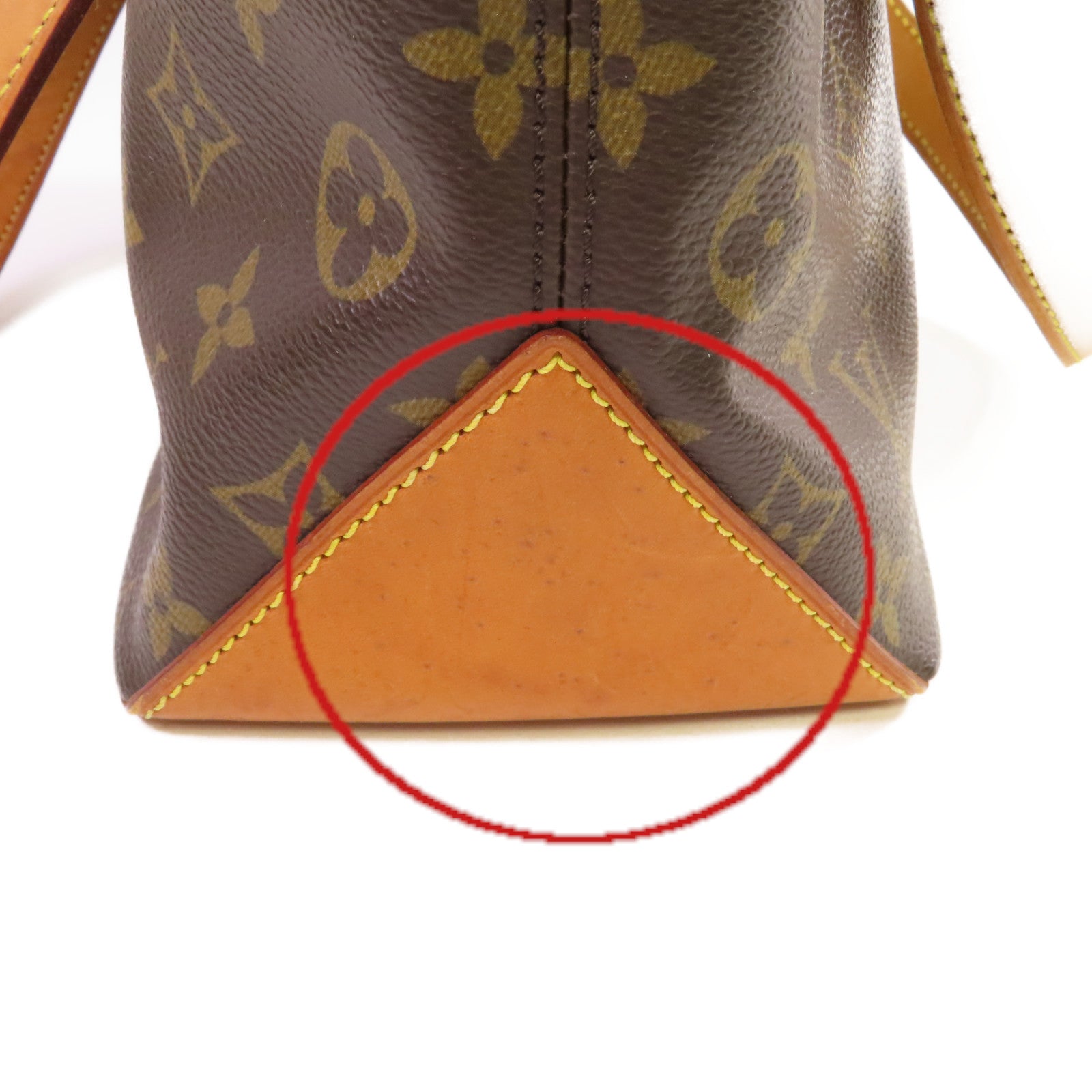 LOUIS VUITTON Monogram Cabas Piano Tote Bag金扣肩背袋啡色