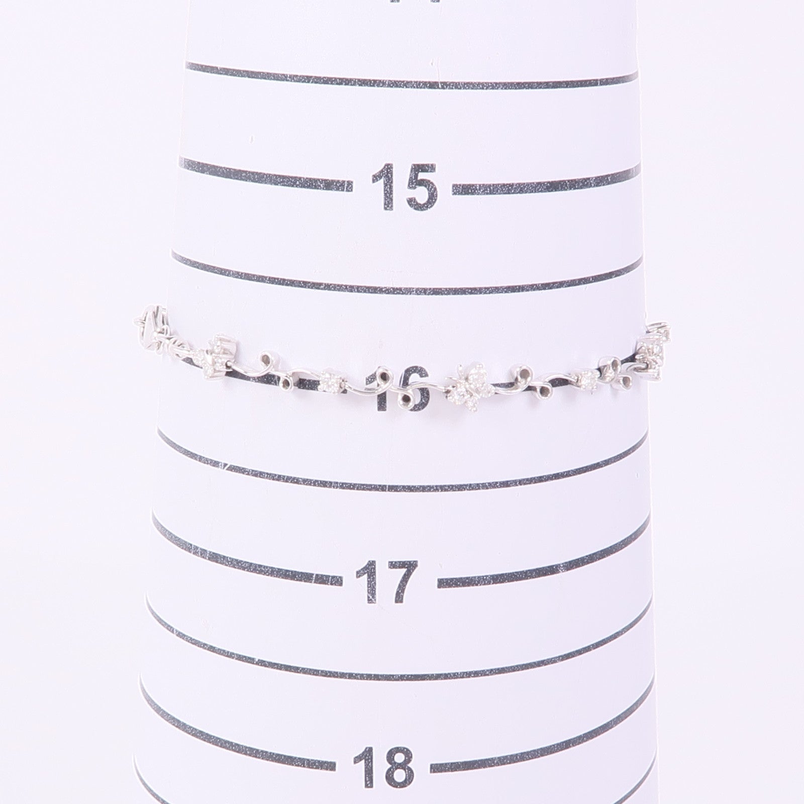 JEWELRY 18K白金Diamond Bracelet鑽石手鏈