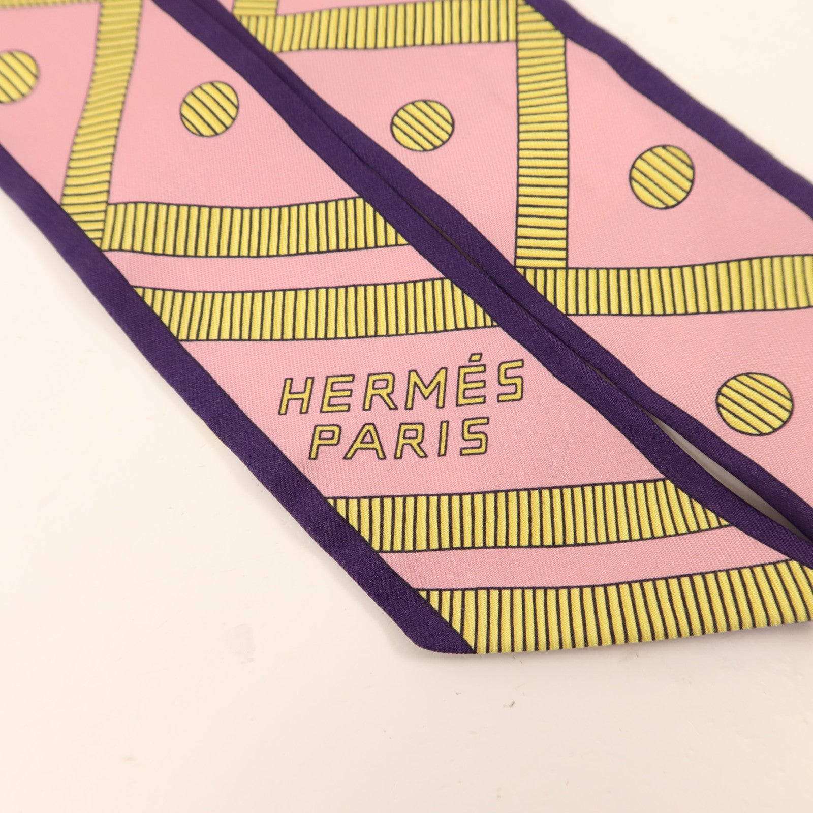 HERMES 絲質Twilly絲巾
