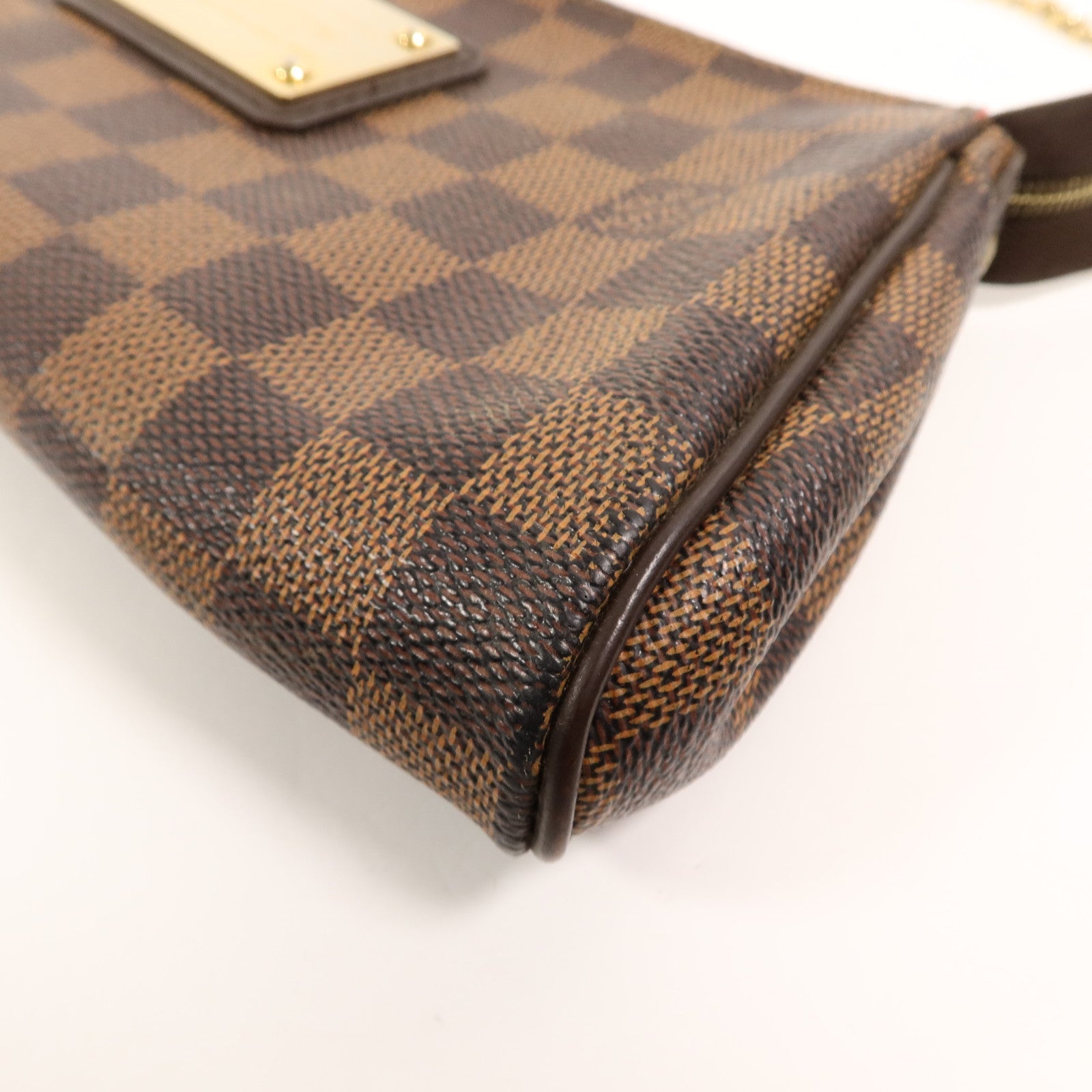LOUIS VUITTON Damier Eva鏈帶手挽肩背兩用袋