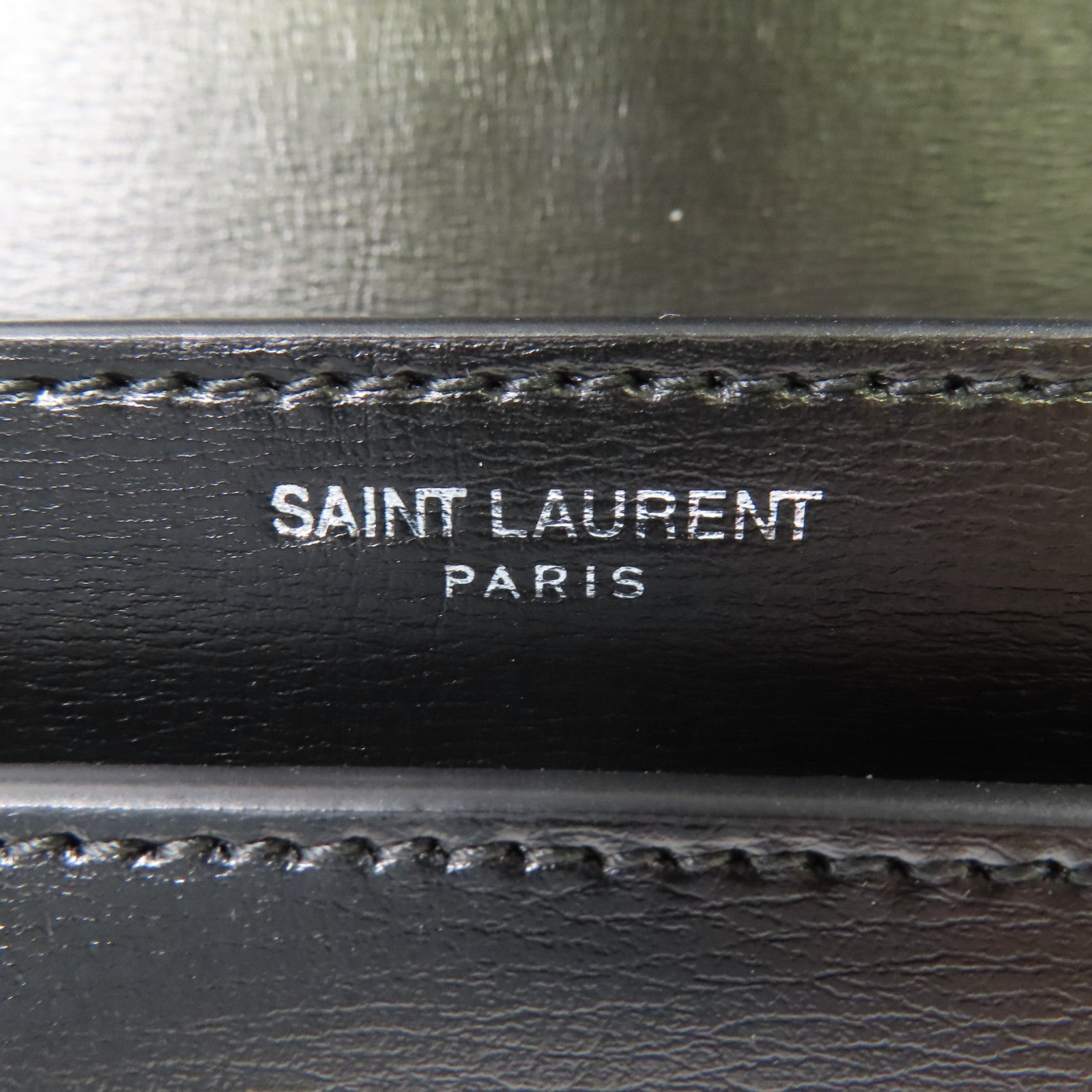SAINT LAURENT 牛皮皮革Sunset Medium銀扣肩背袋