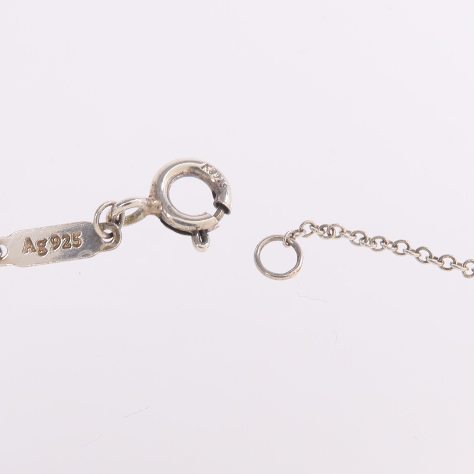 TIFFANY＆CO 925純銀Return To Tiffany Diamond Necklace鑽石項鍊