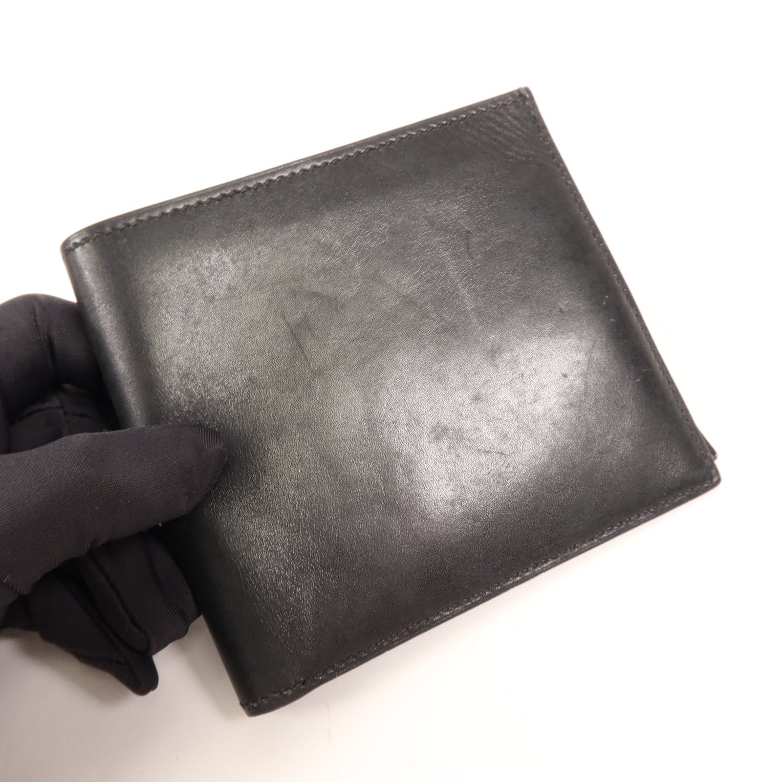 HERMES 牛皮皮革Wallet錢包89 Noir