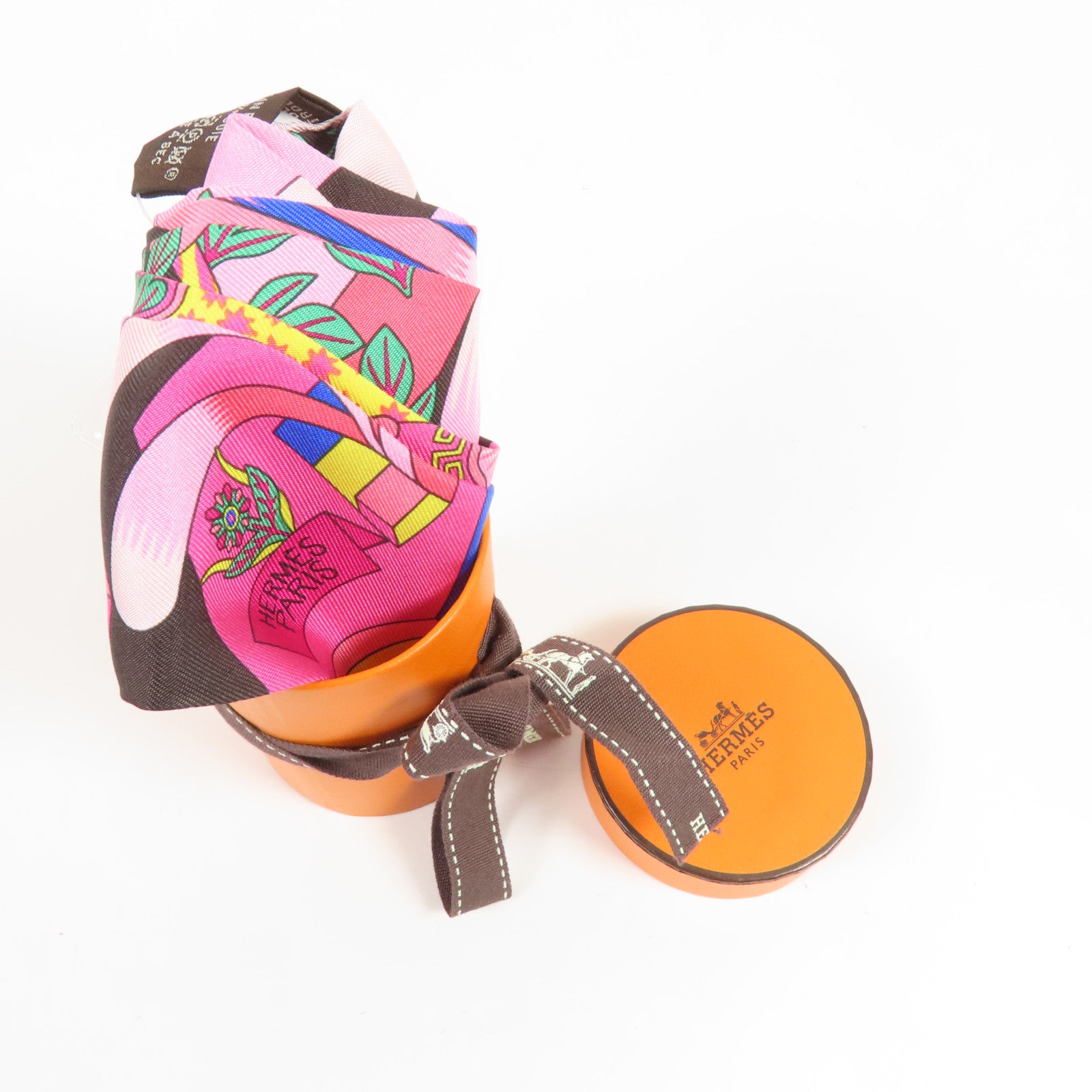 HERMES 絲質Twilly絲巾