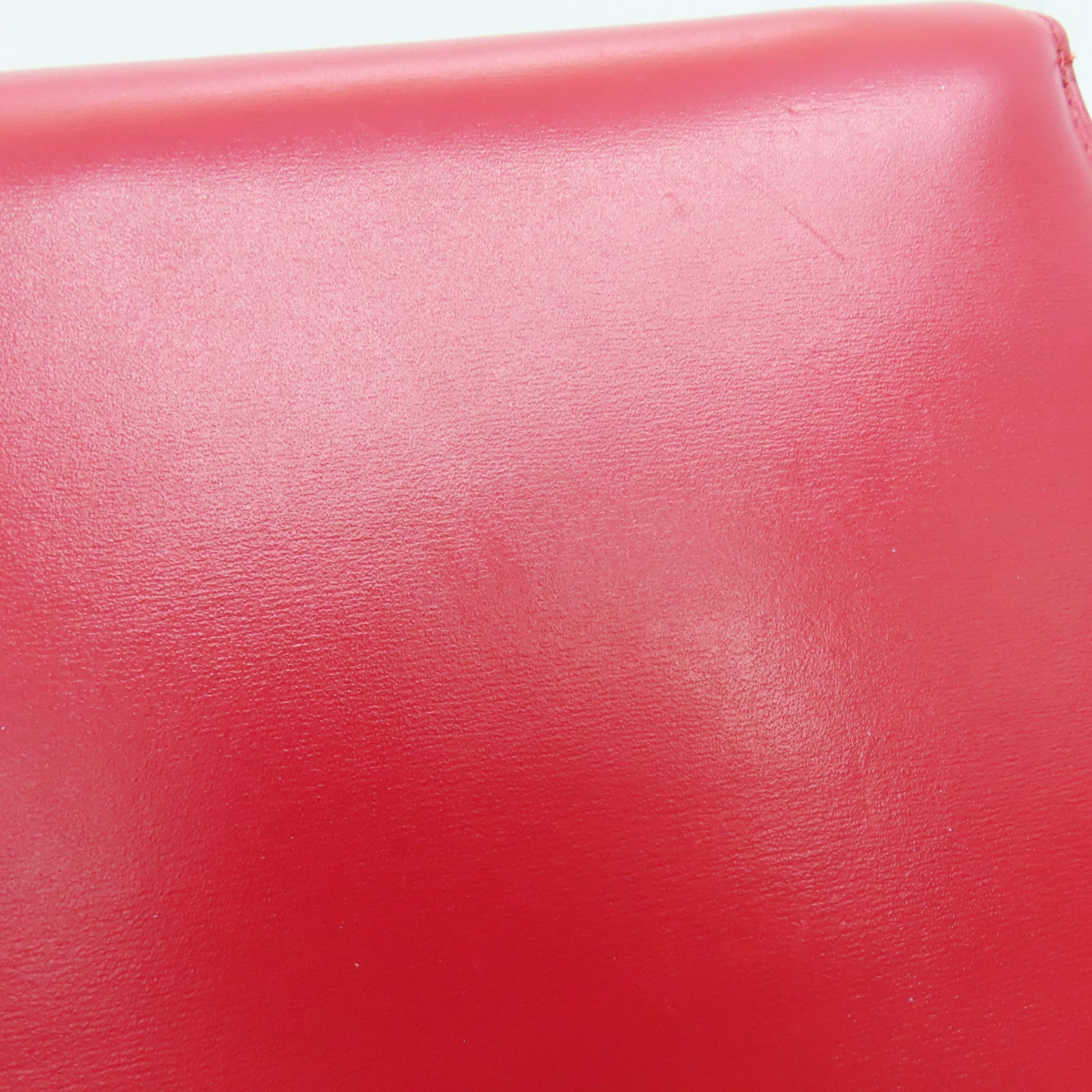CELINE 牛皮皮革Classic Box银扣肩背袋红色