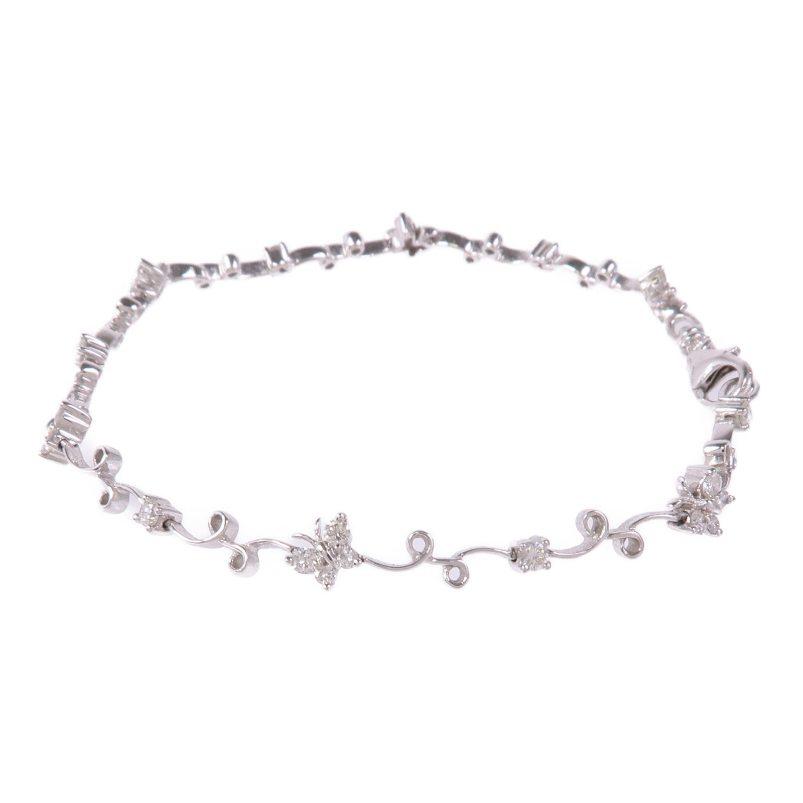 JEWELRY 18K白金Diamond Bracelet鑽石手鏈