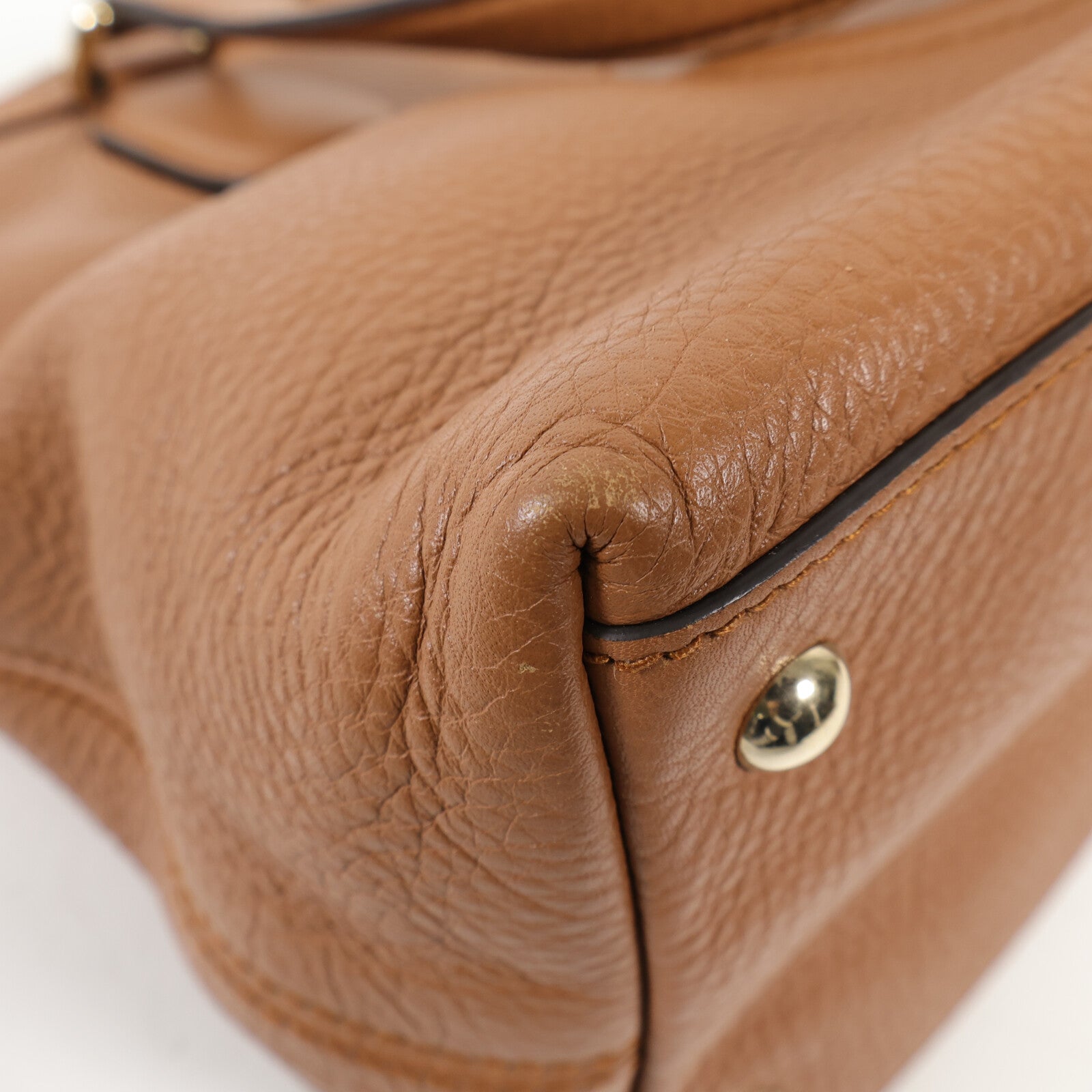 GUCCI 牛皮皮革Shoulder Bag金扣手挽肩背兩用袋