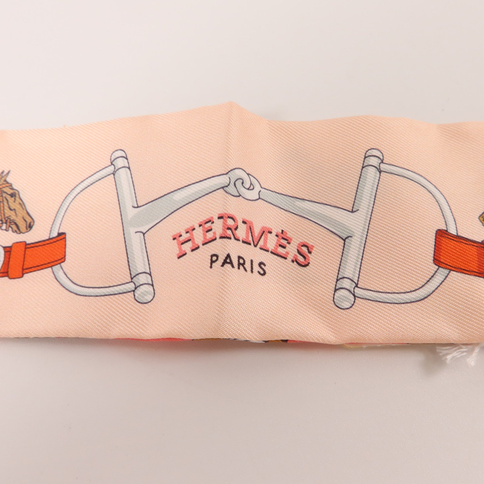 HERMES 絲質Twilly絲巾