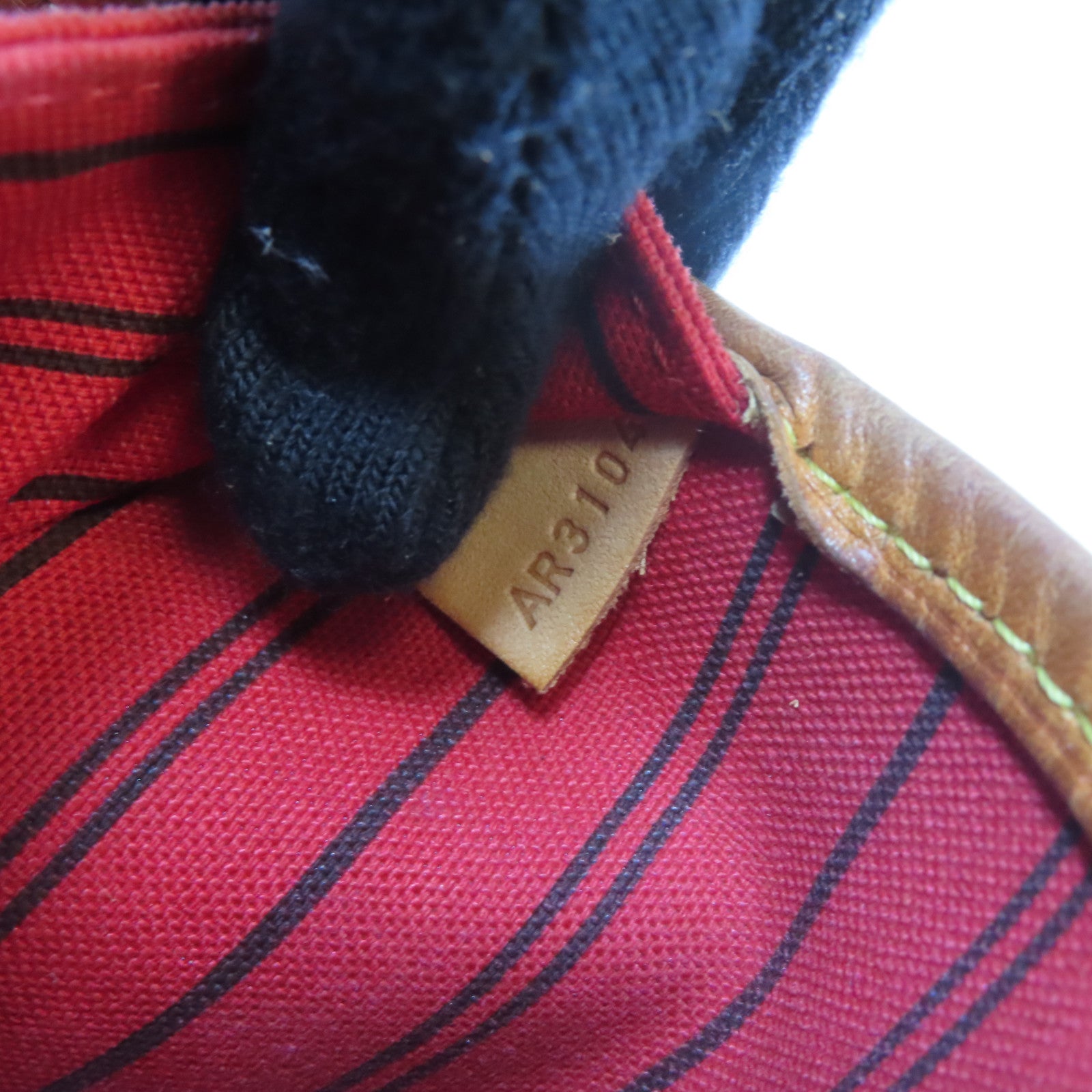 LOUIS VUITTON Monogram Neverfull MM金扣手挽袋啡色