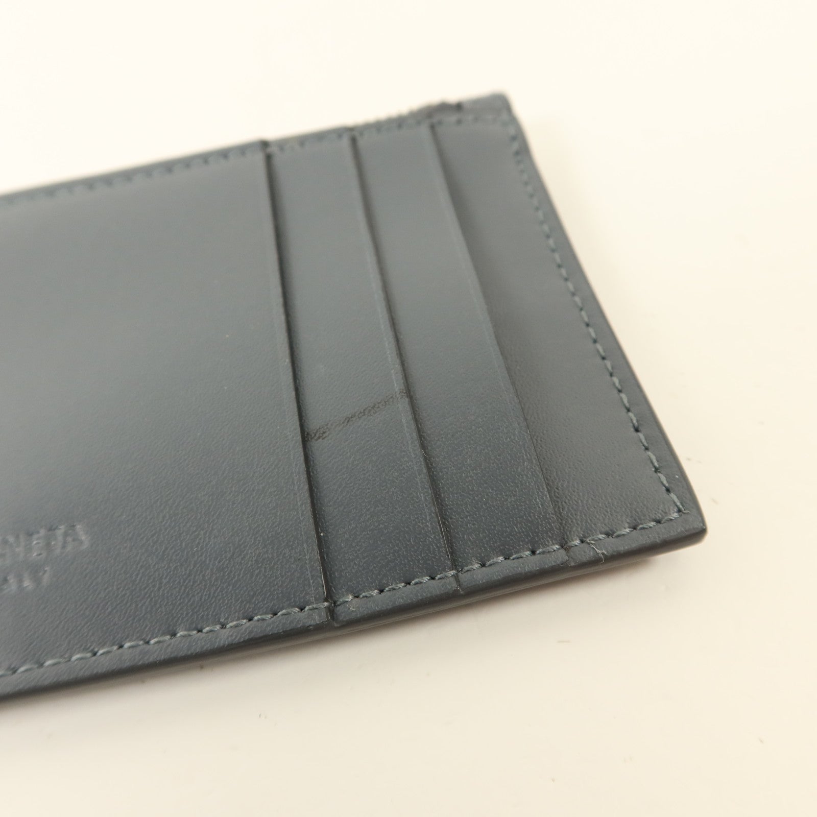 BOTTEGA VENETA 牛皮皮革Zippered Card Case銀扣卡片套