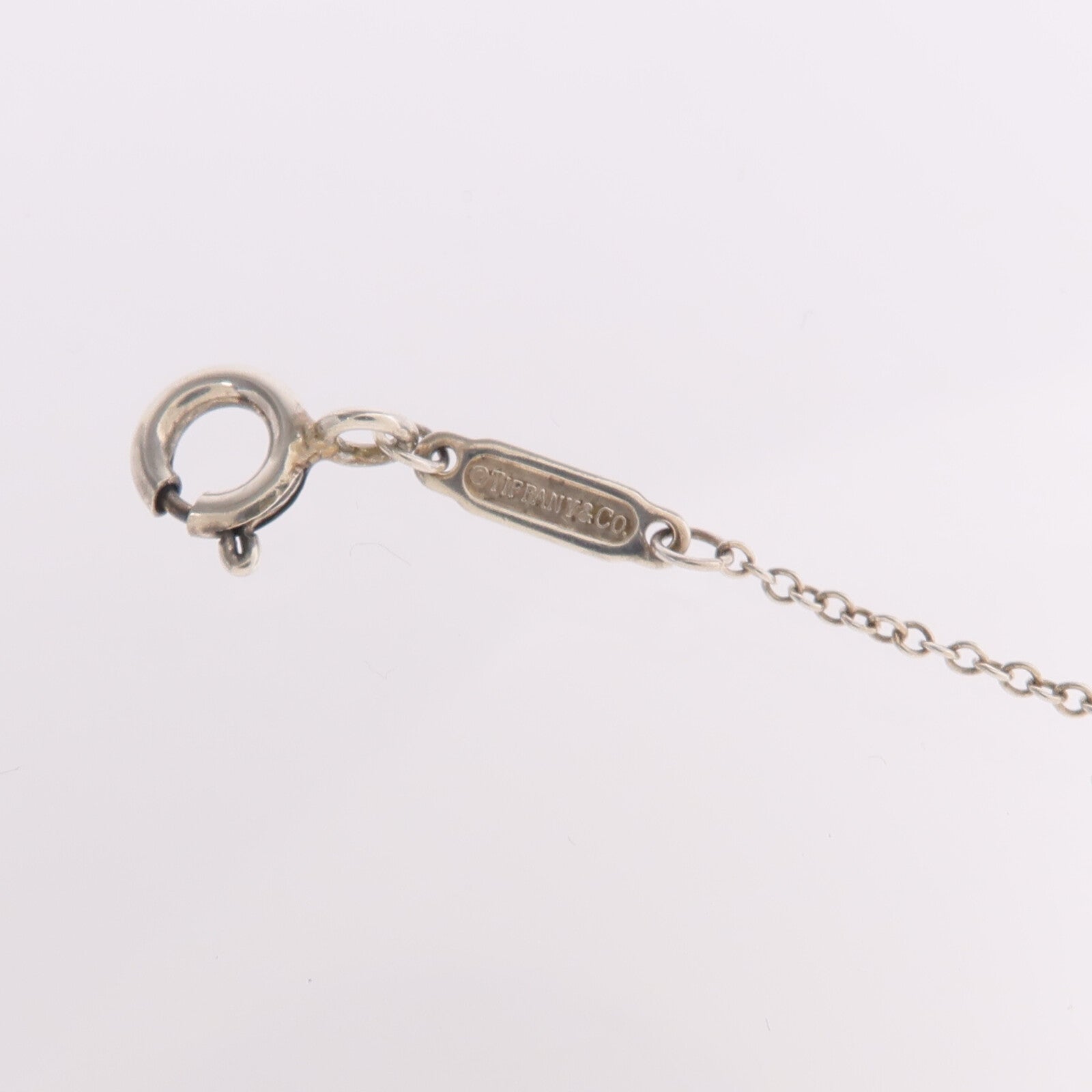 TIFFANY＆CO 925純銀Return To Tiffany Diamond Necklace鑽石項鍊