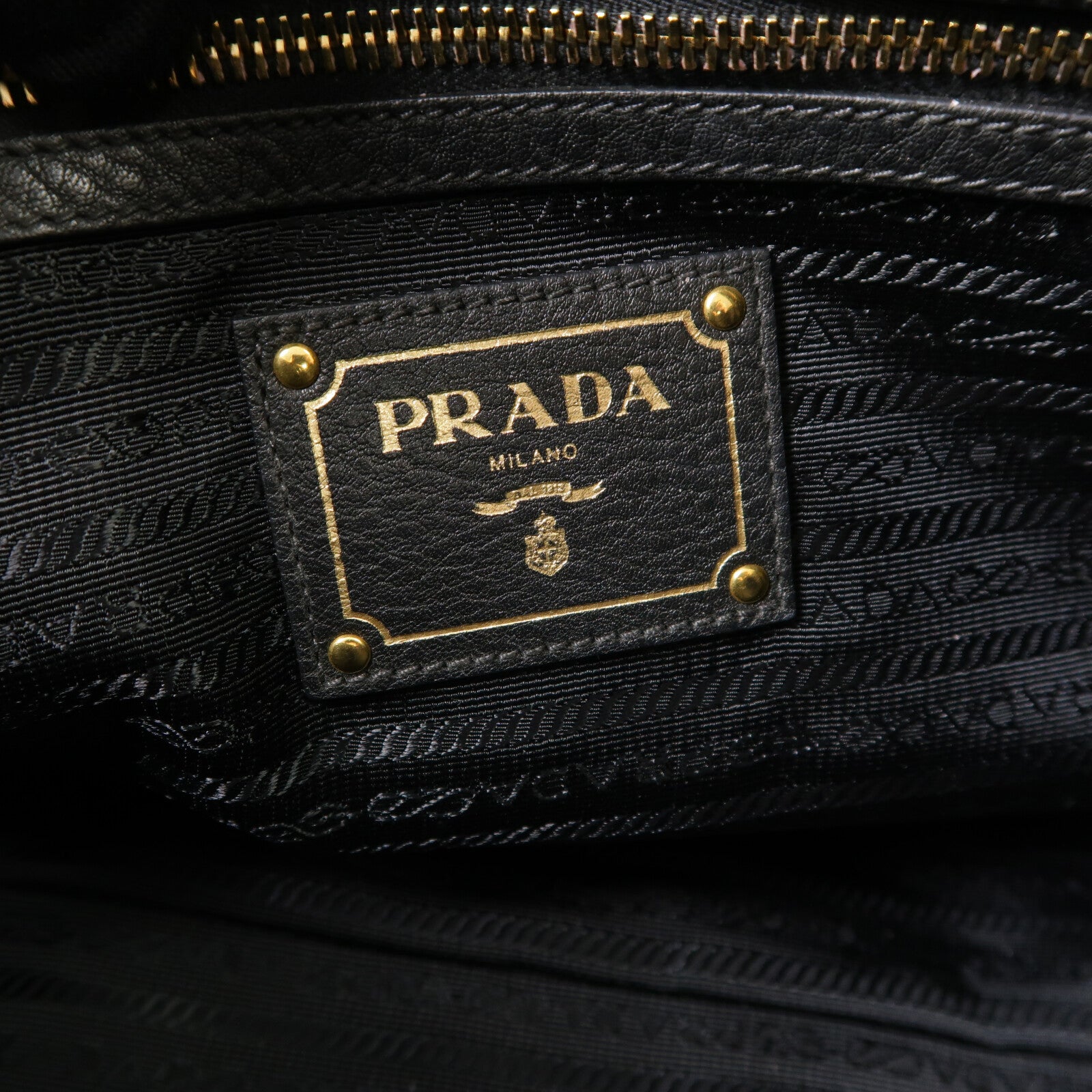 PRADA 牛皮皮革2Way Shoulder手挽肩背兩用袋