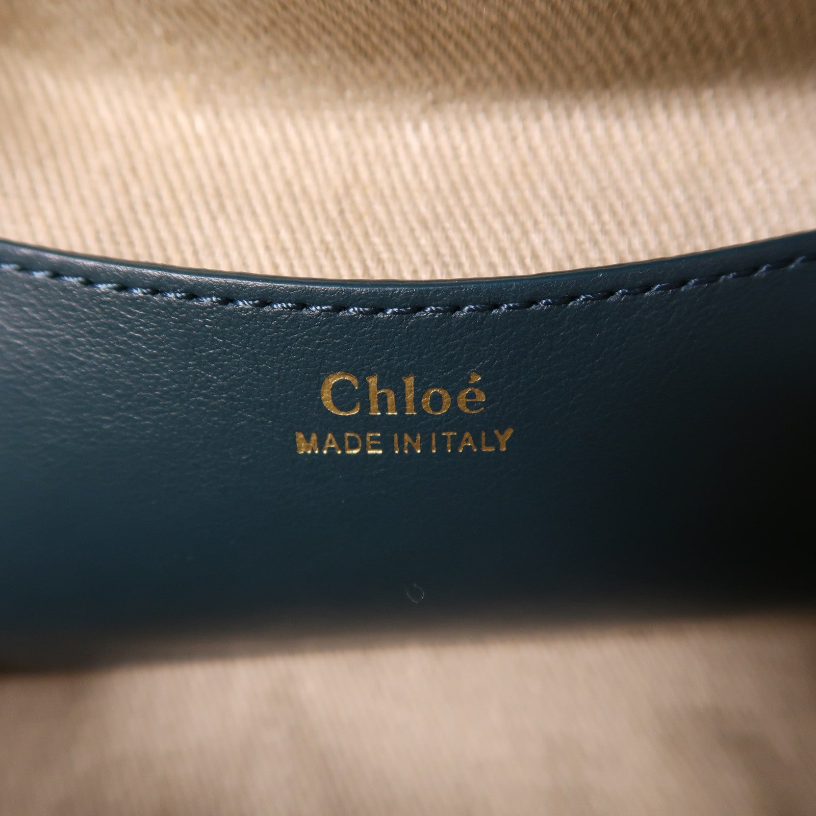 Chloe 牛皮皮革Shoulder Bag金扣肩背袋