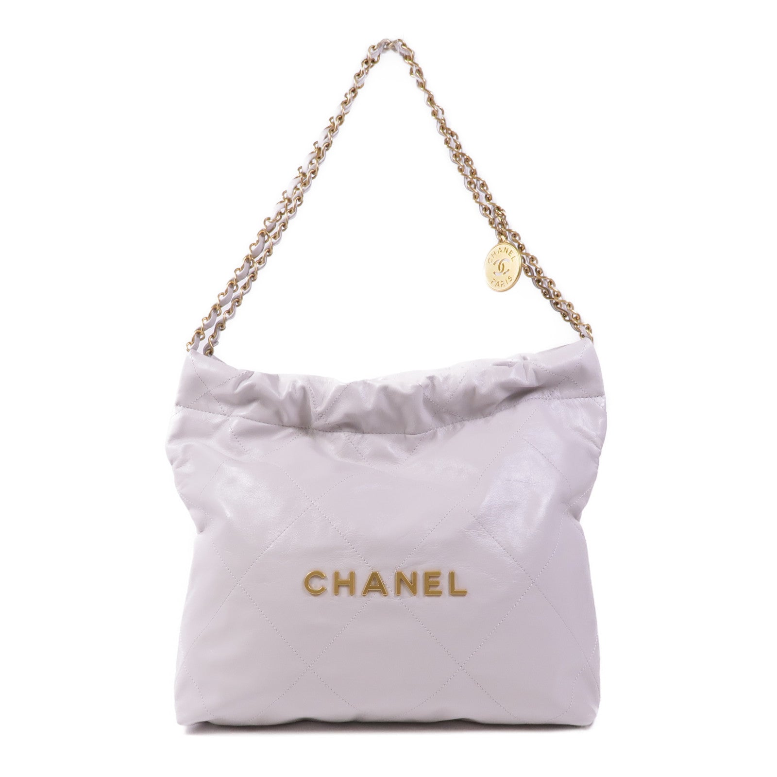 CHANEL 羊皮皮革C22 Small金扣鏈帶肩背袋