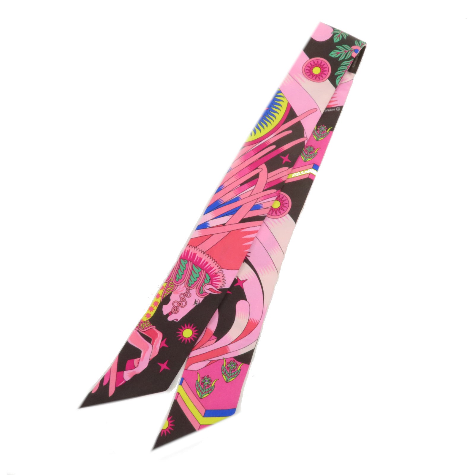 HERMES 絲質Twilly絲巾