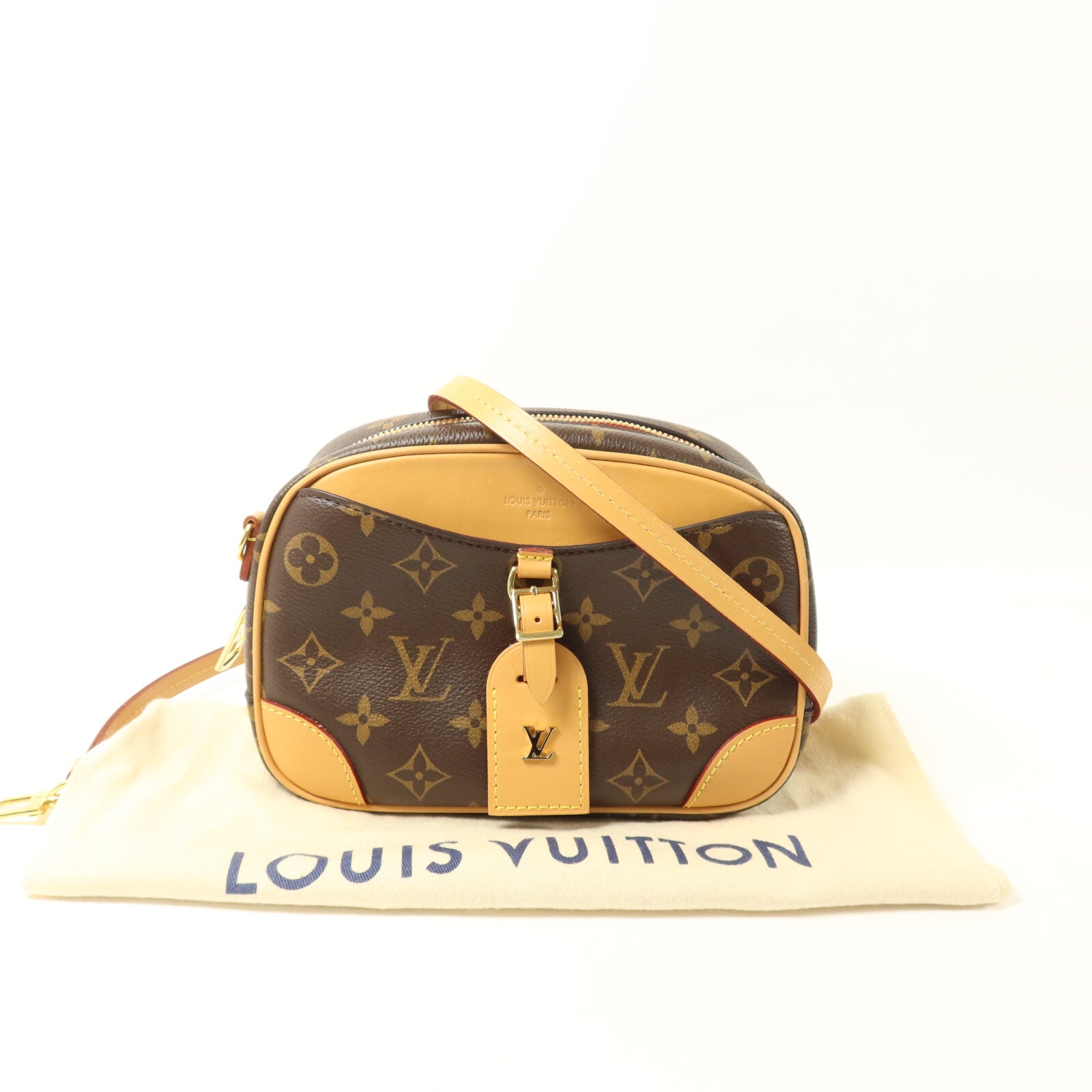 LOUIS VUITTON Monogram Deauville Mini肩背袋