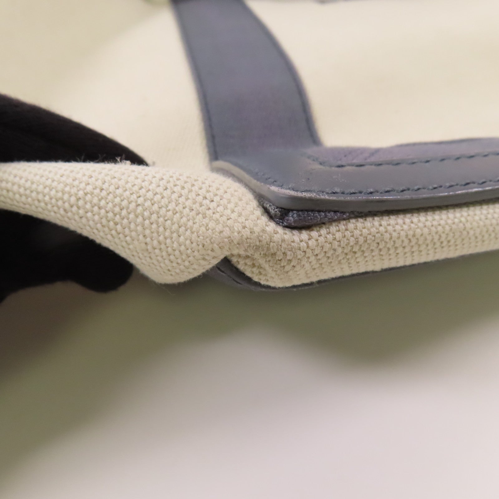 BALENCIAGA 帆布Cabas Bag銀扣手挽袋