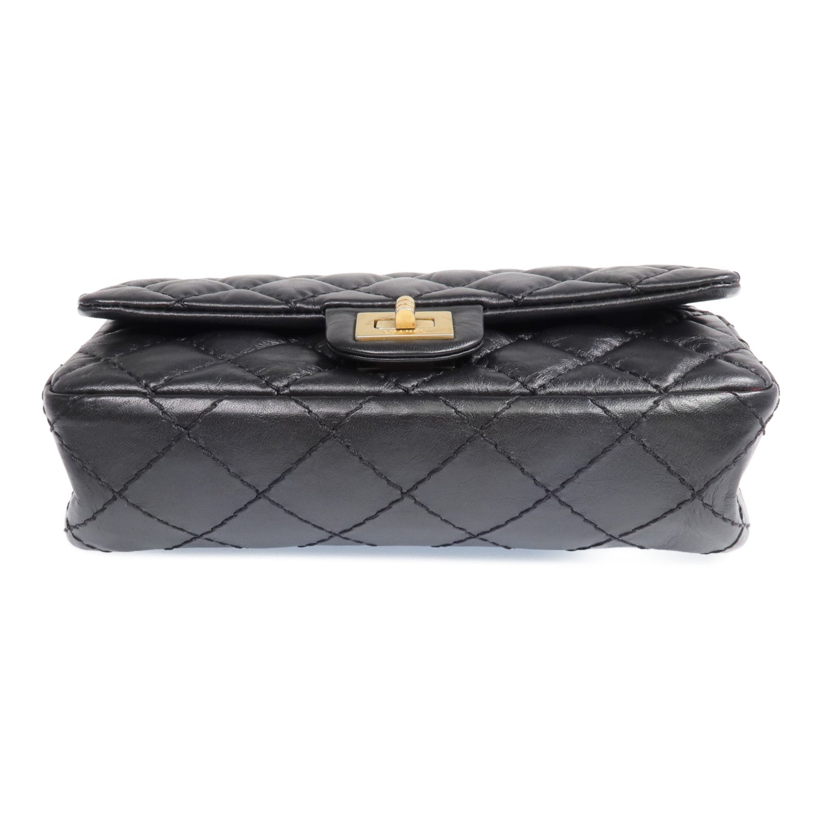 CHANEL 【激減優惠】牛皮皮革2.55 Belt Bag金扣鏈帶肩背袋