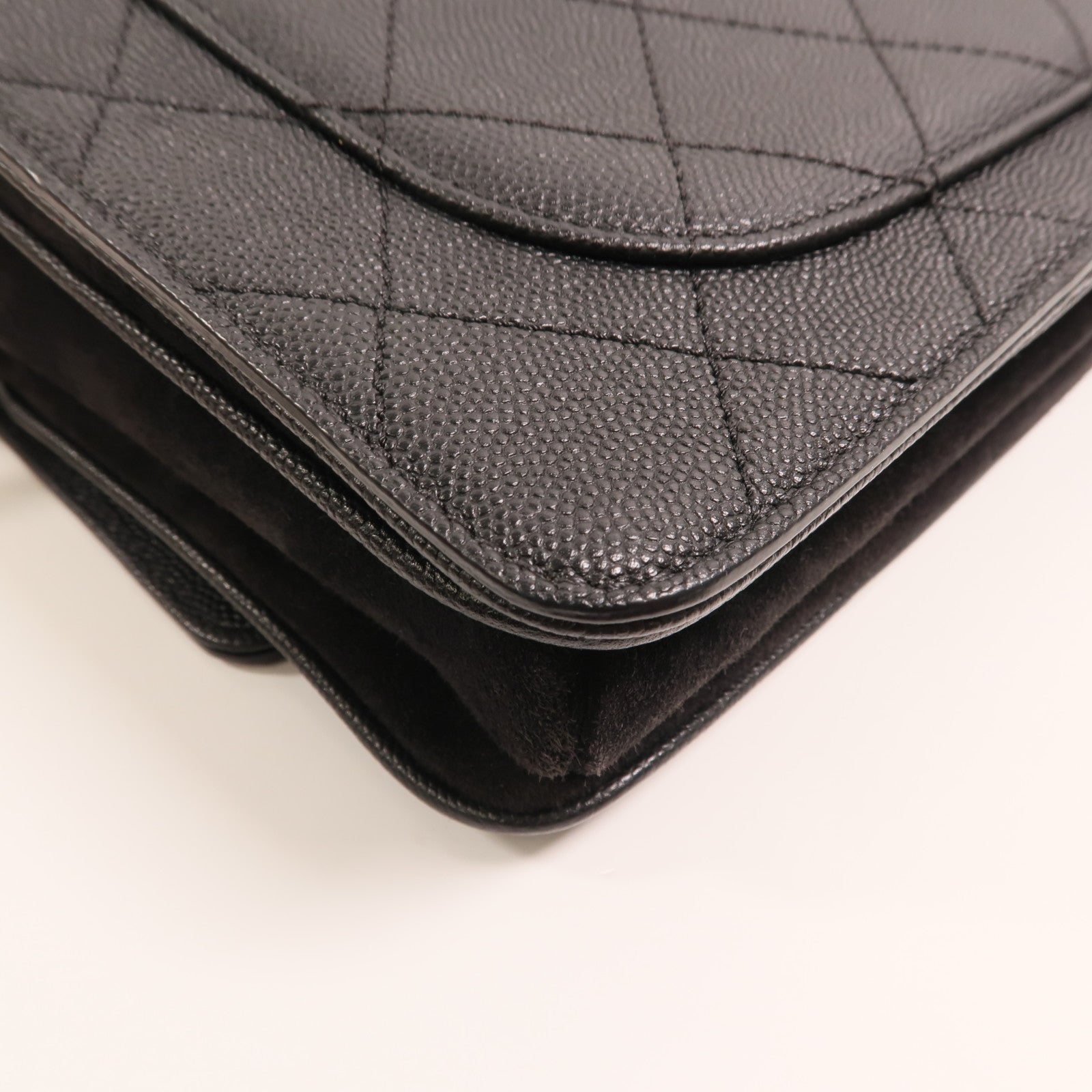 CHANEL 牛皮皮革/麂皮皮革Lady Coco Flap Quilted Bag金扣鏈帶肩背袋