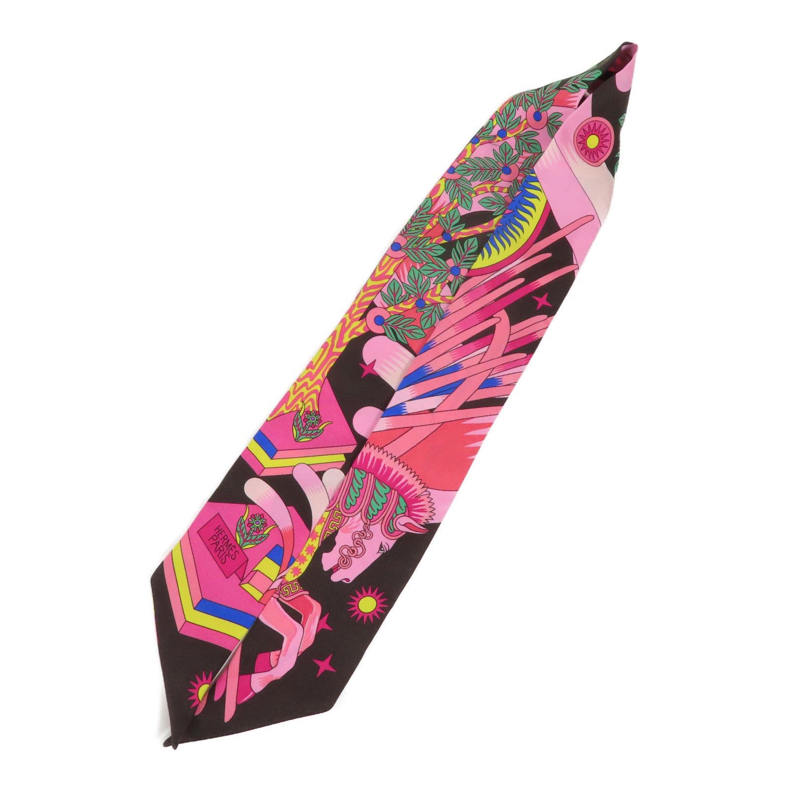 HERMES 絲質Twilly絲巾