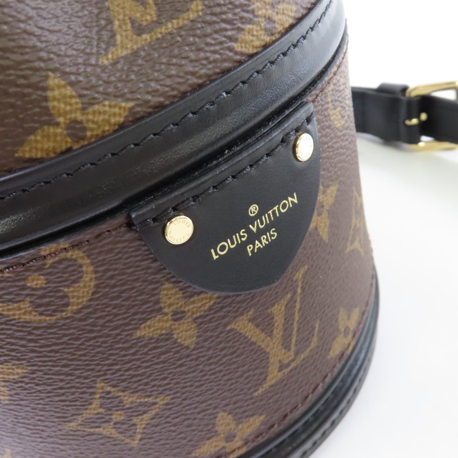 LOUIS VUITTON Monogram Canoe 2Way Shoulder Bag金扣手挽肩背兩用袋啡色