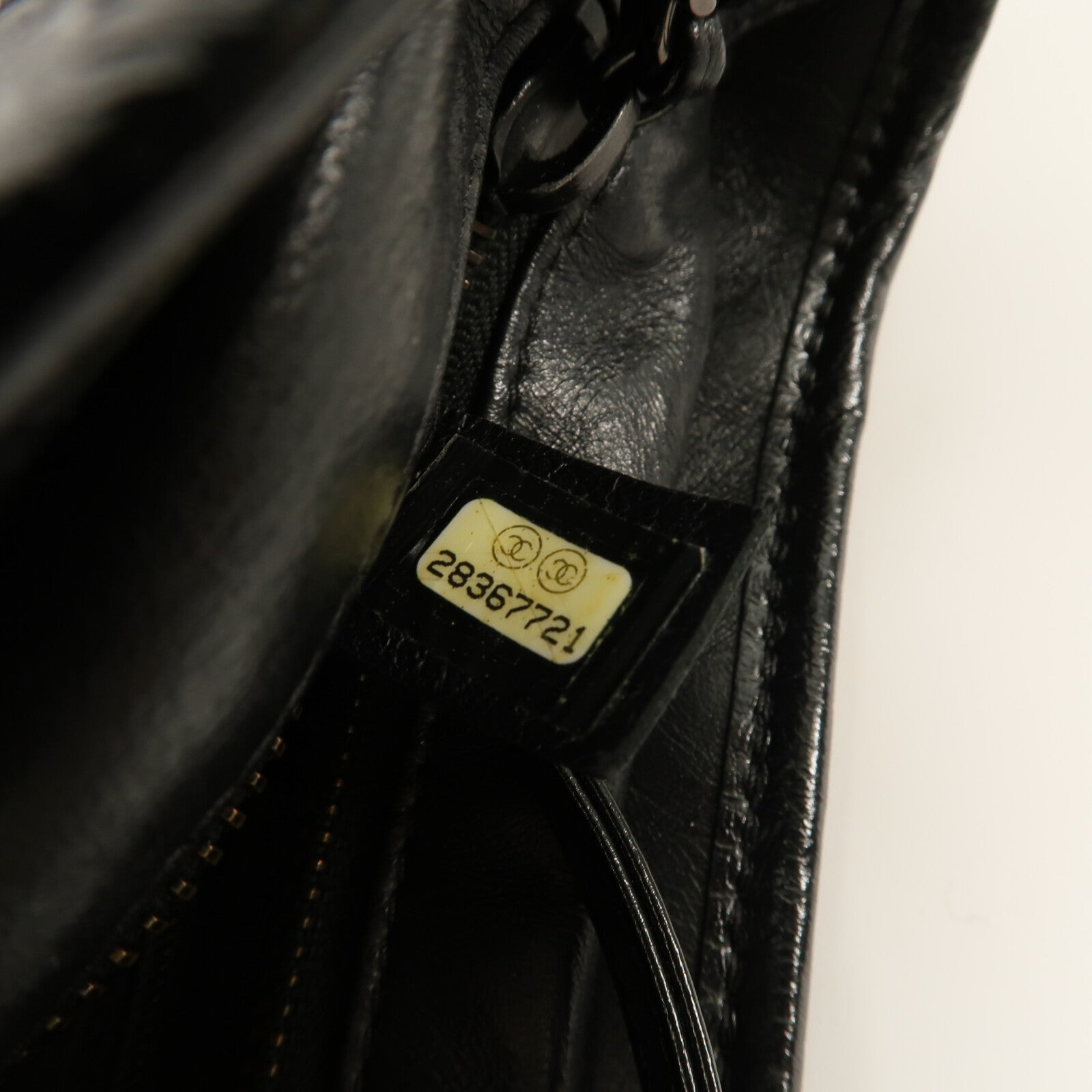 CHANEL 牛皮皮革Gabrielle Small So Black鏈帶手挽肩背兩用袋